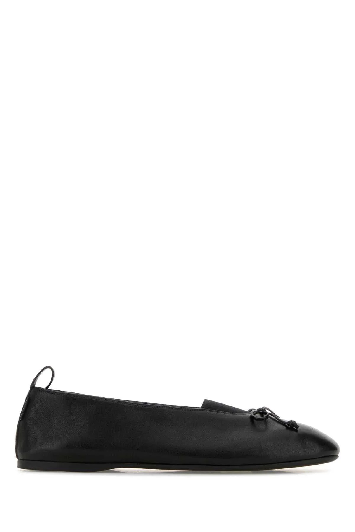 Miu Miu Women Black Nappa Ballerinas - 1