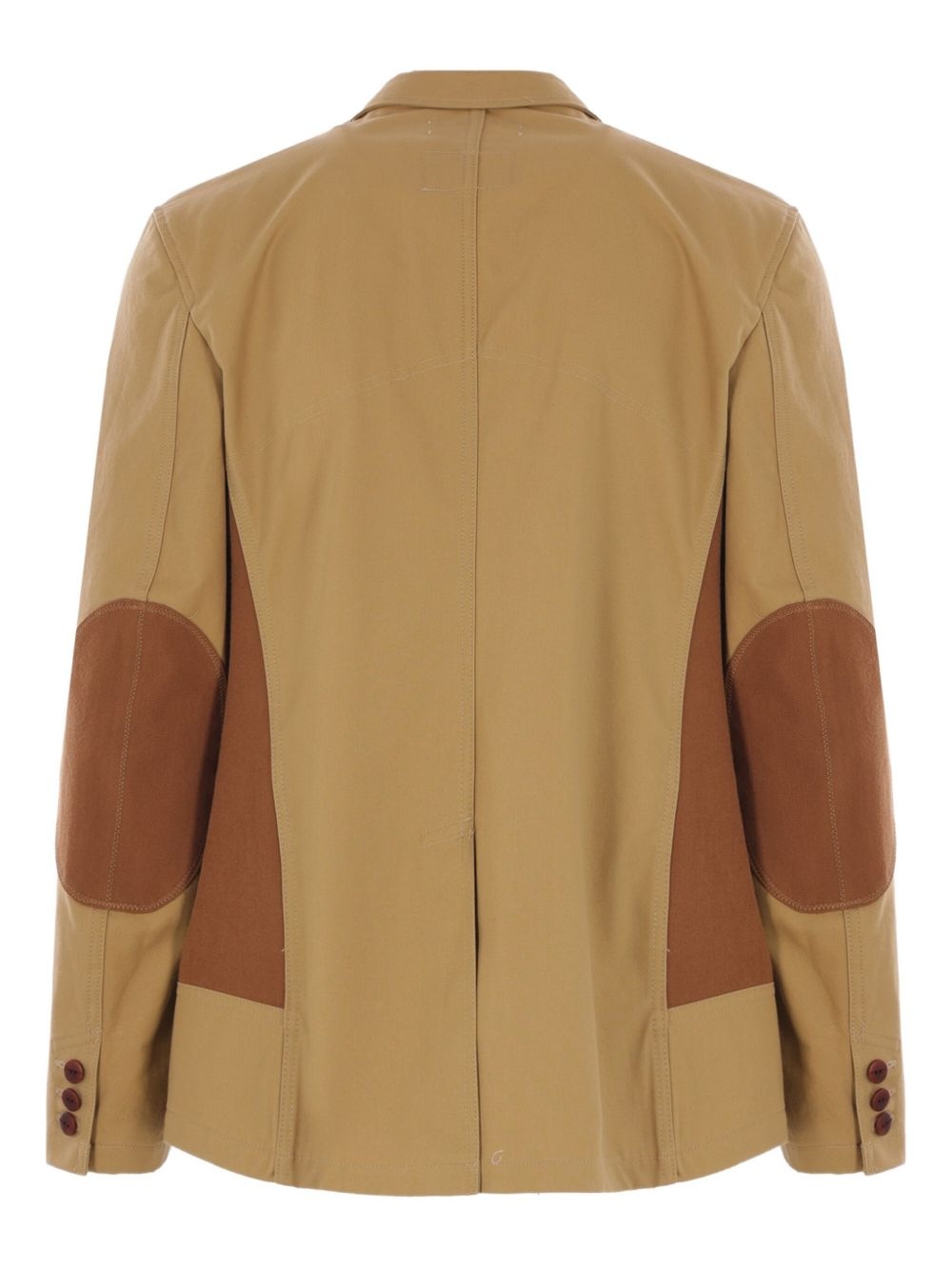 panelled cotton blazer - 2