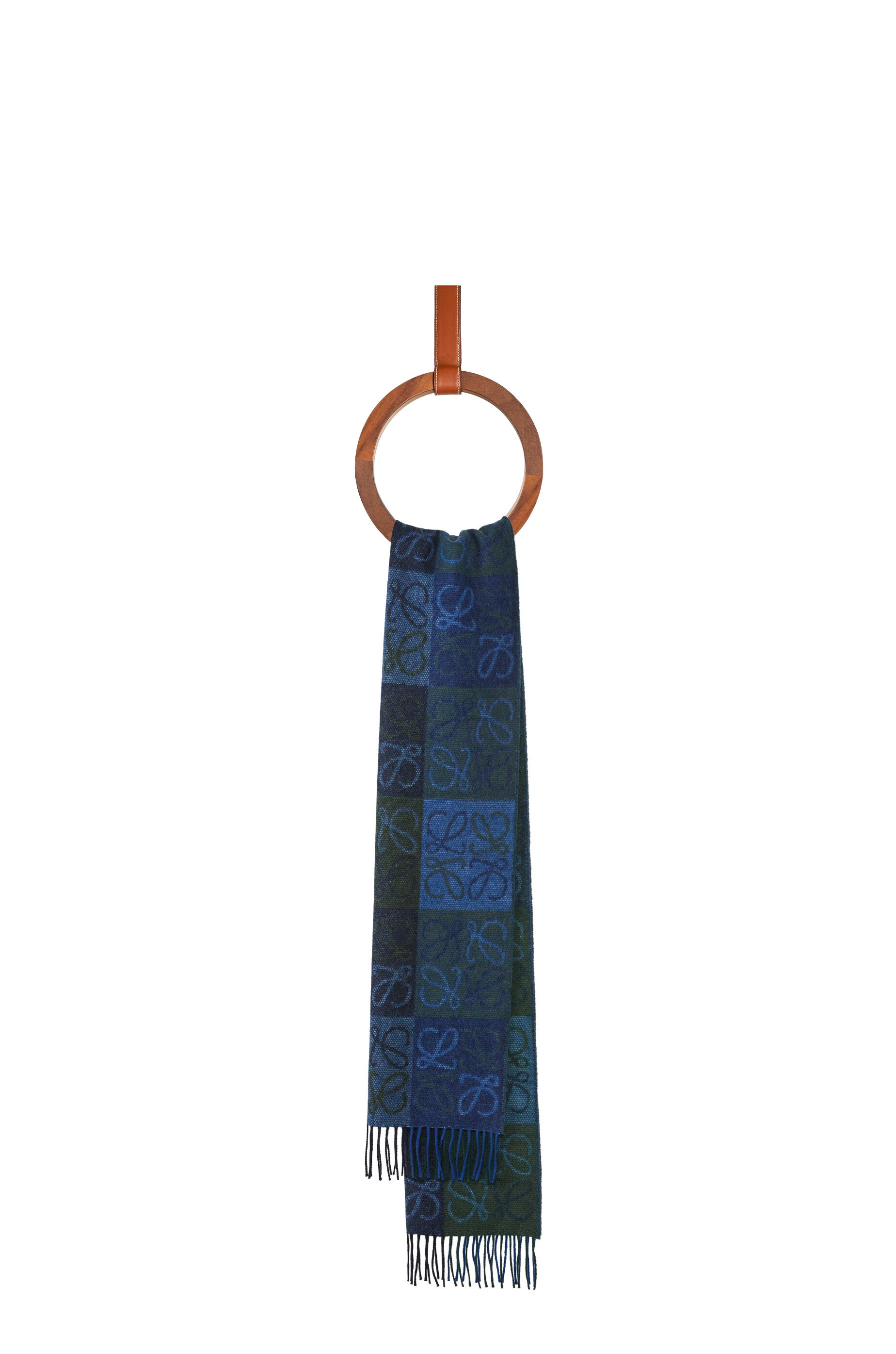 Anagram scarf in wool and cashmere - 1