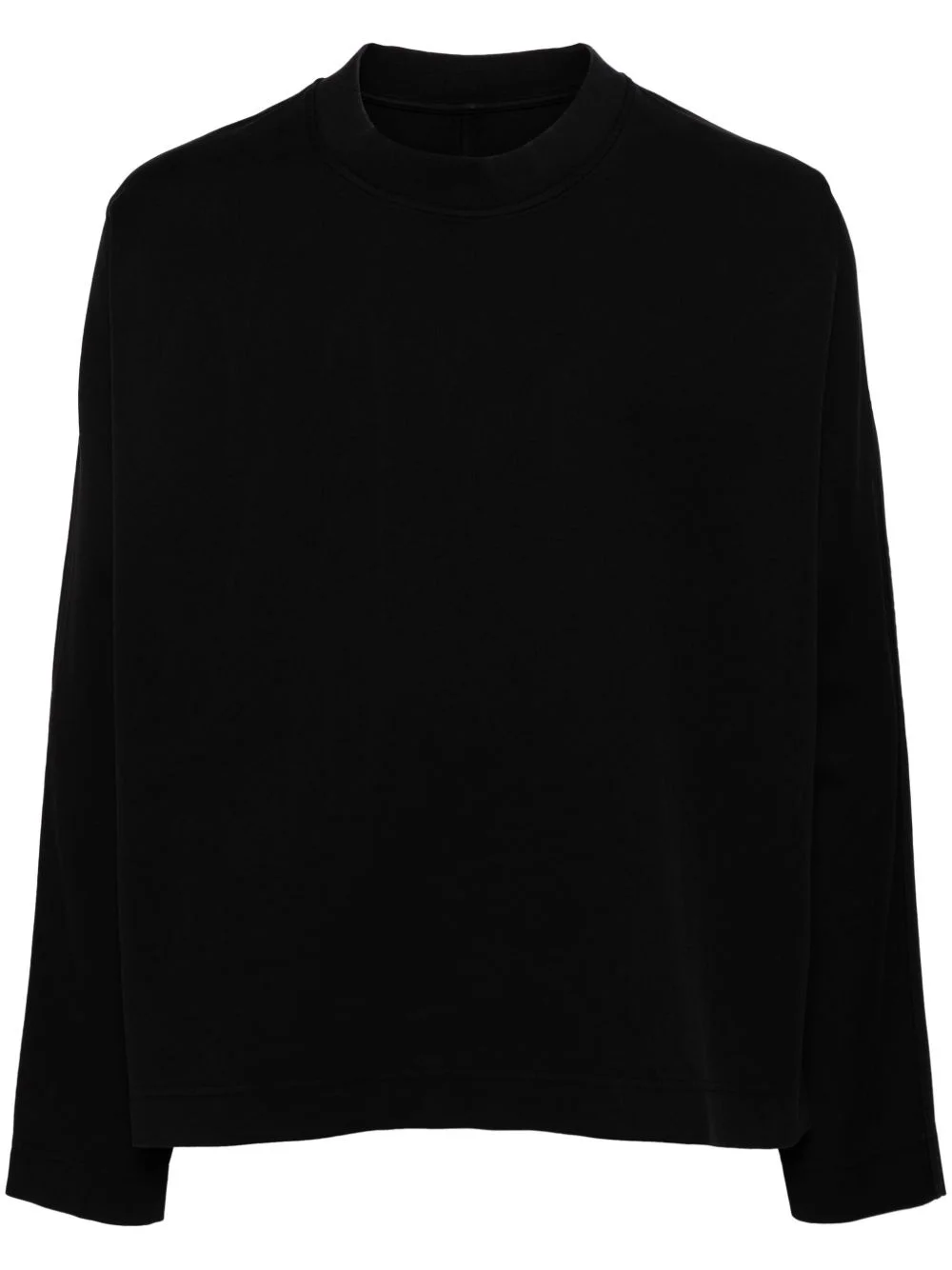 crew-neck cotton sweatshirt - 1