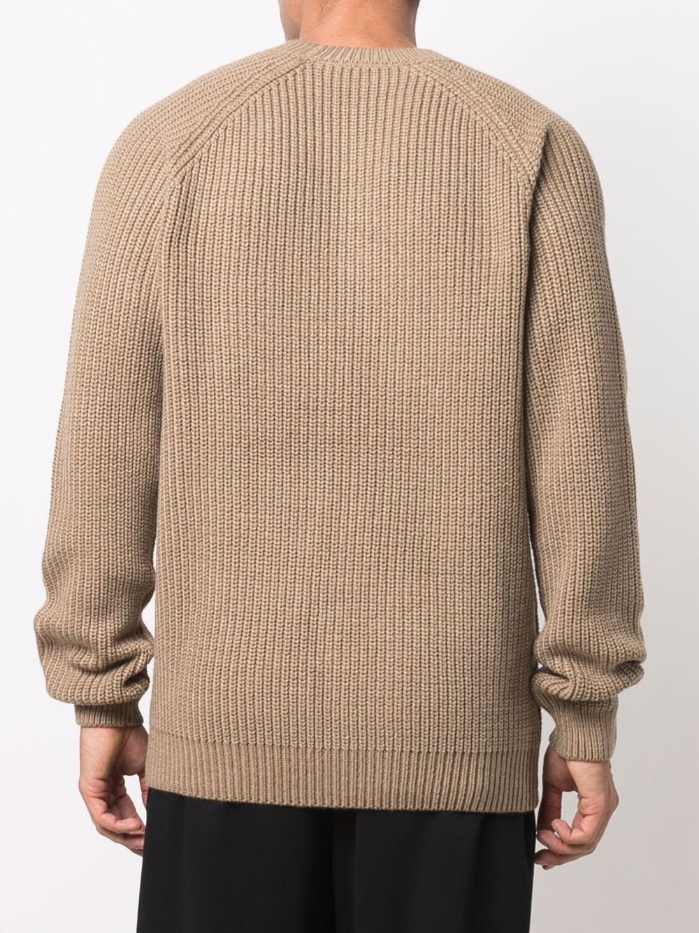 crew-neck knitted jumper - 4