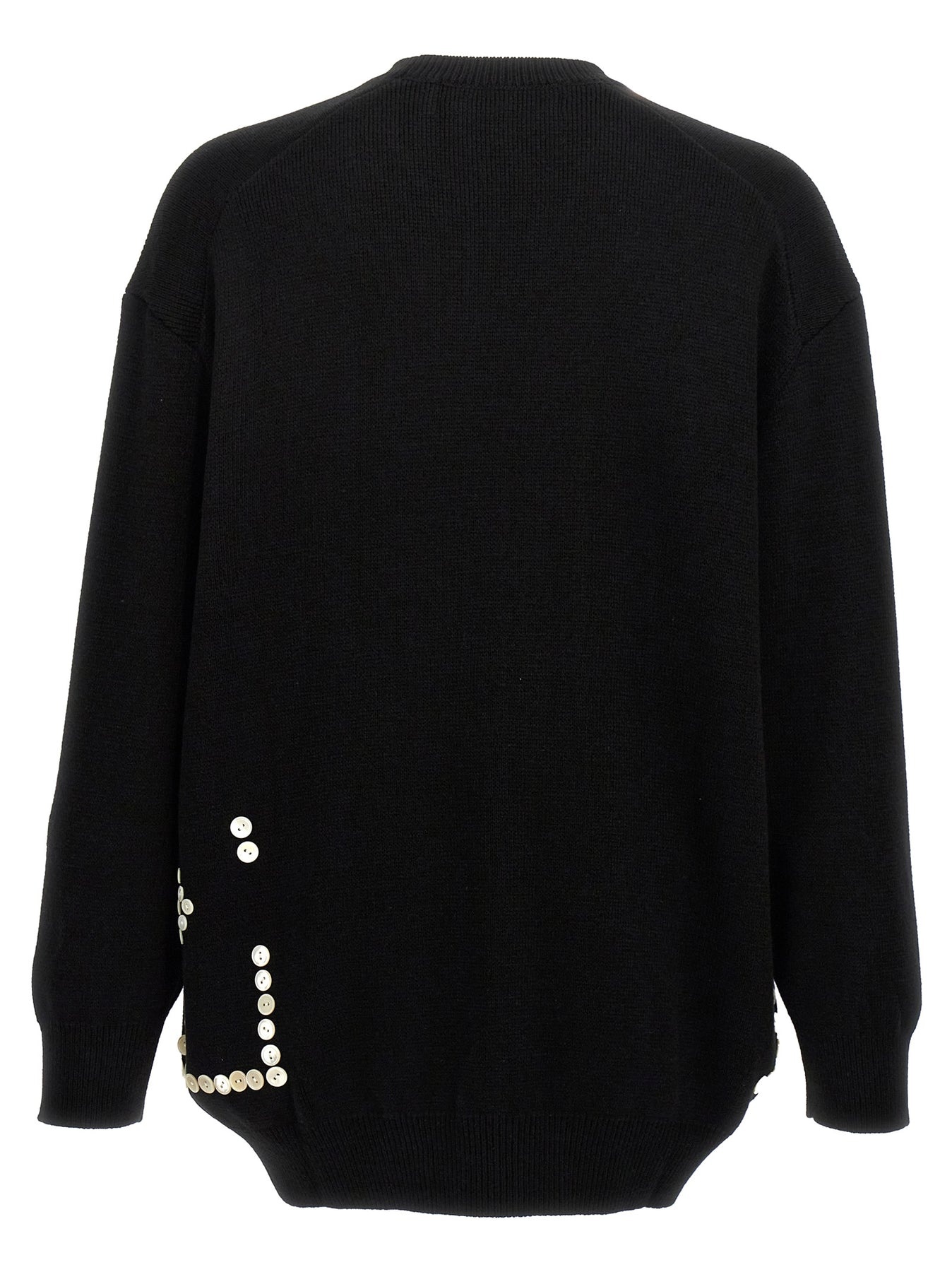 Button Sweater Sweater, Cardigans Black - 2