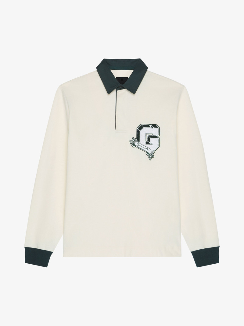 단추에 있는 GIVENCHY COLLEGE POLO - 1