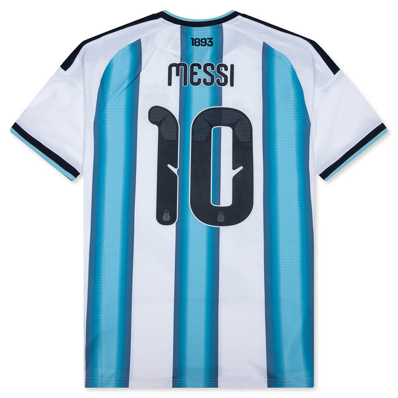 adidas Originals ARGENTINA 26 MESSI HOME AUTHENTIC JERSEY - WHITE outlook