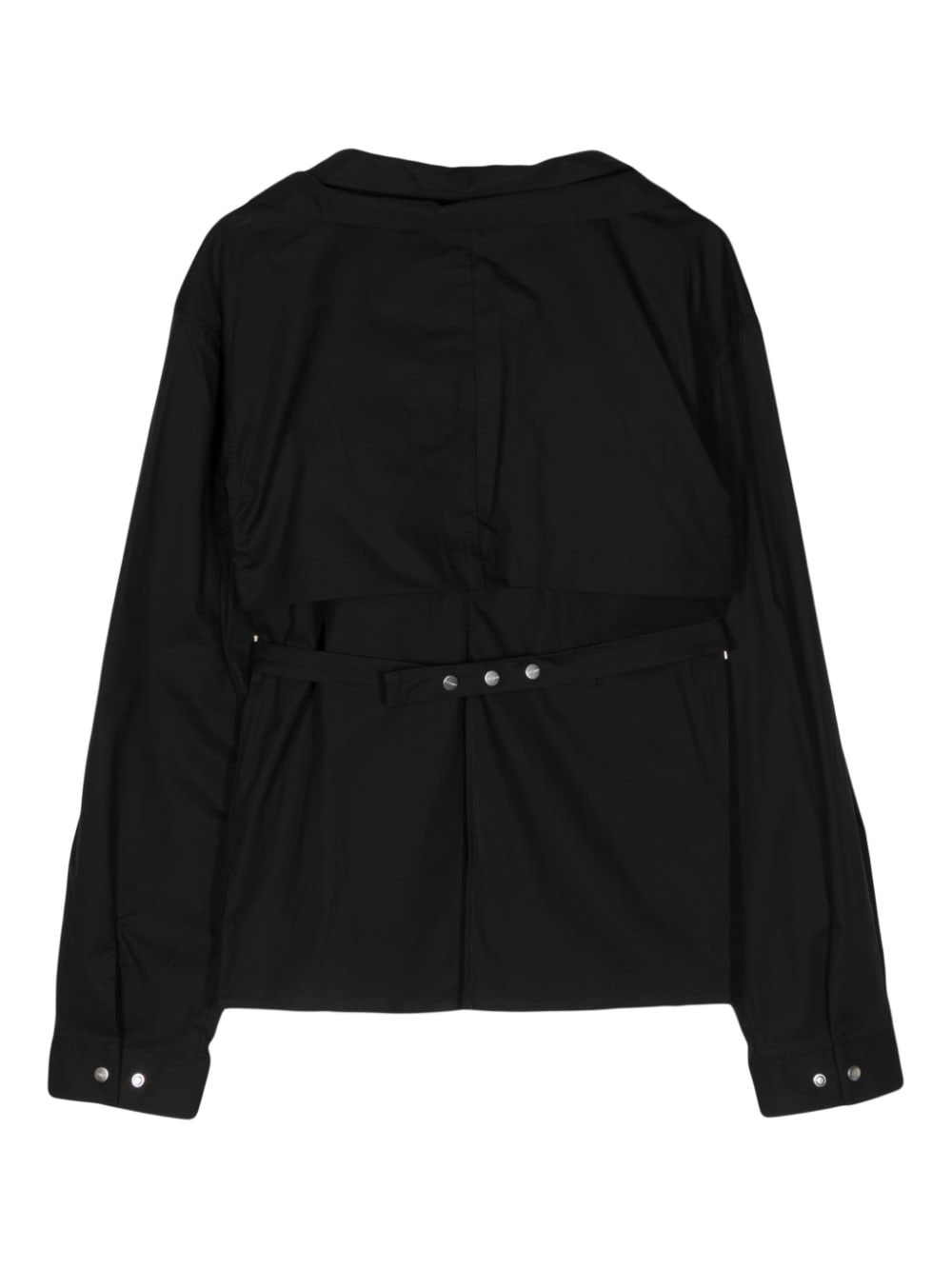 cross-strap long-sleeve top - 2