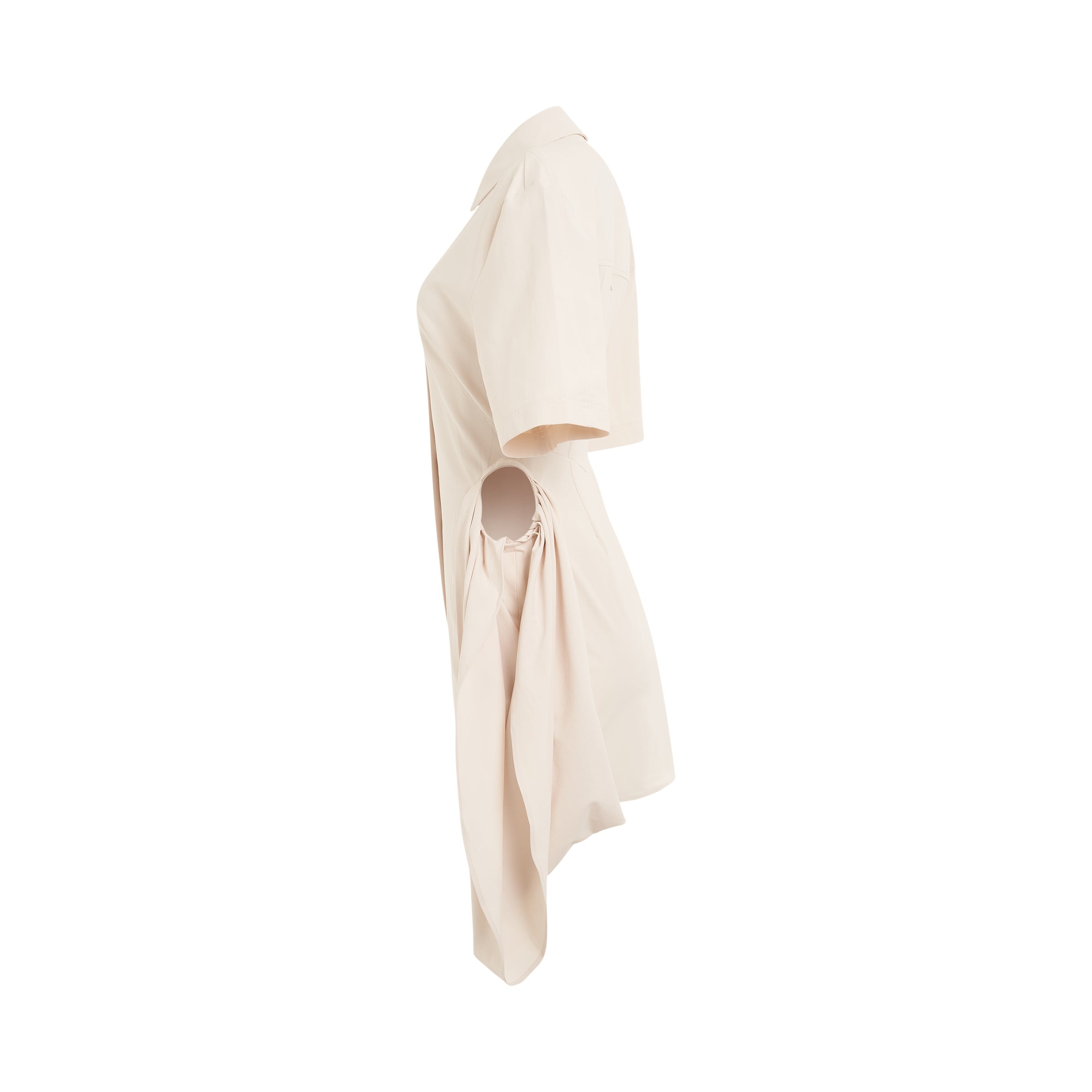 Camisa Dress in Ivory - 3