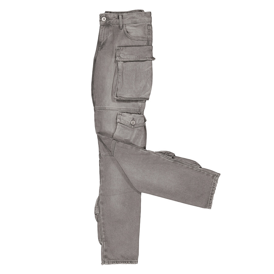 The Attico Ladies Grey Essie Long Pants - 7
