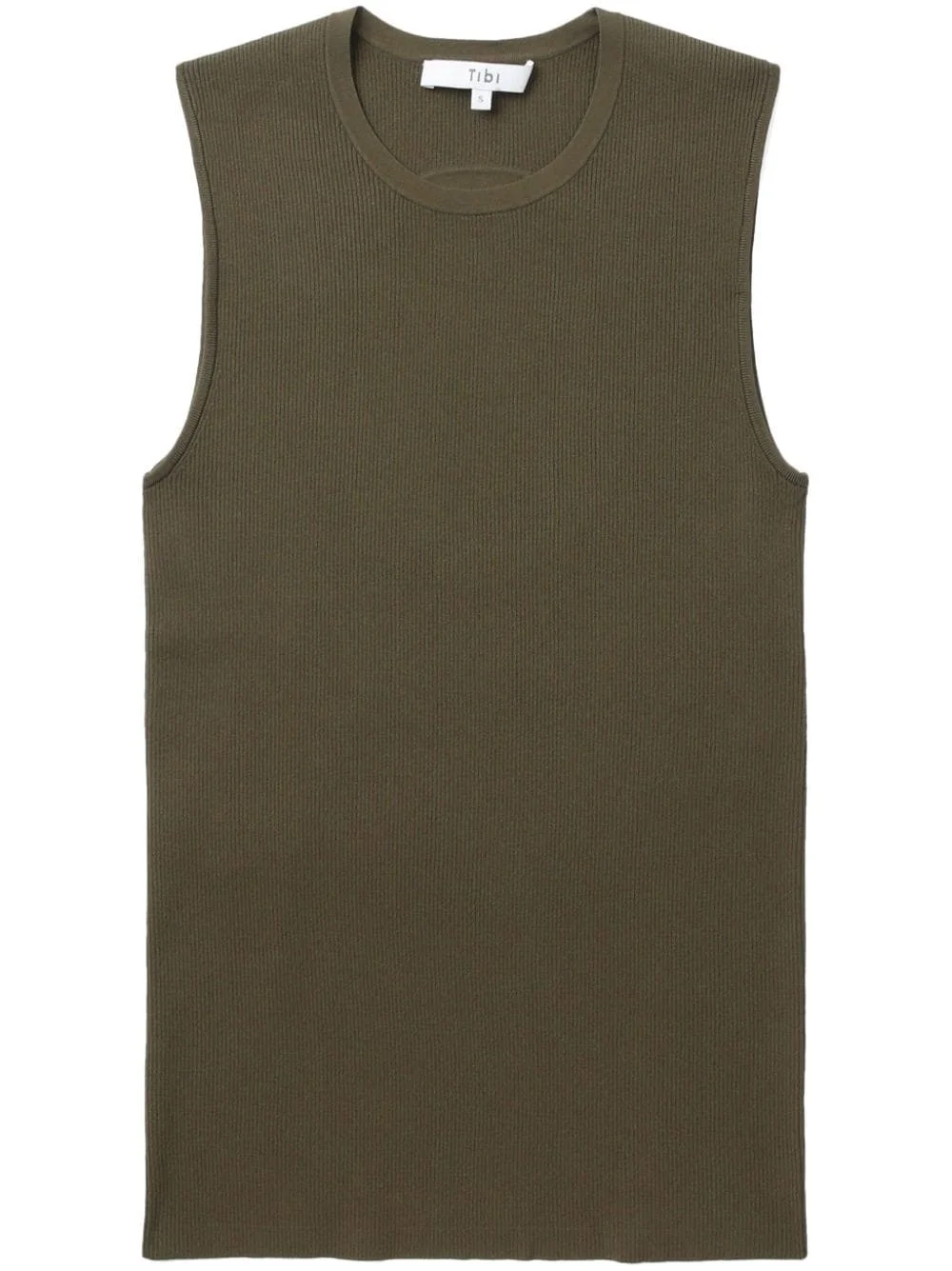 ribbed-knit tank top - 1