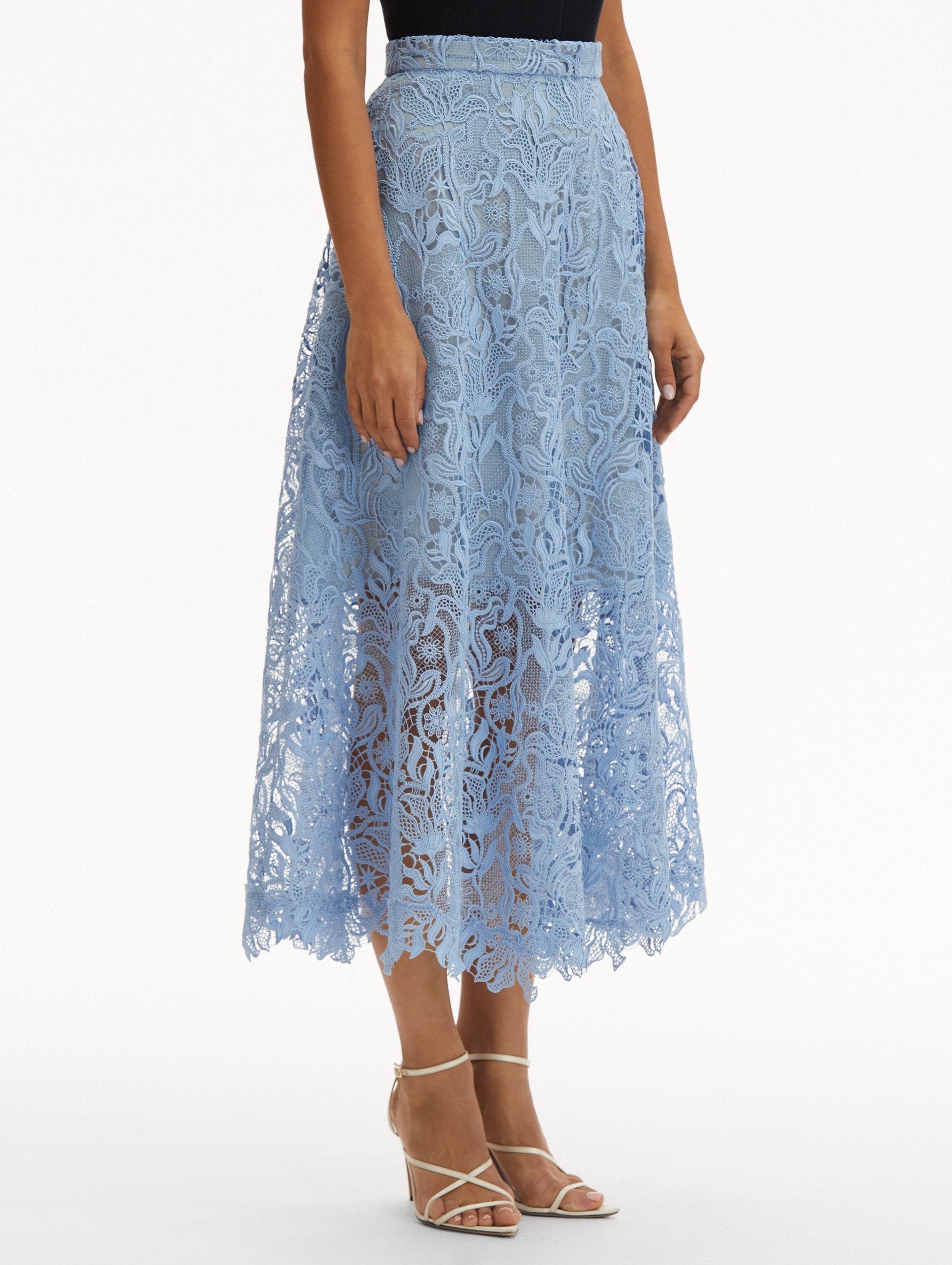 BELLFLOWER GUIPURE SKIRT - 5