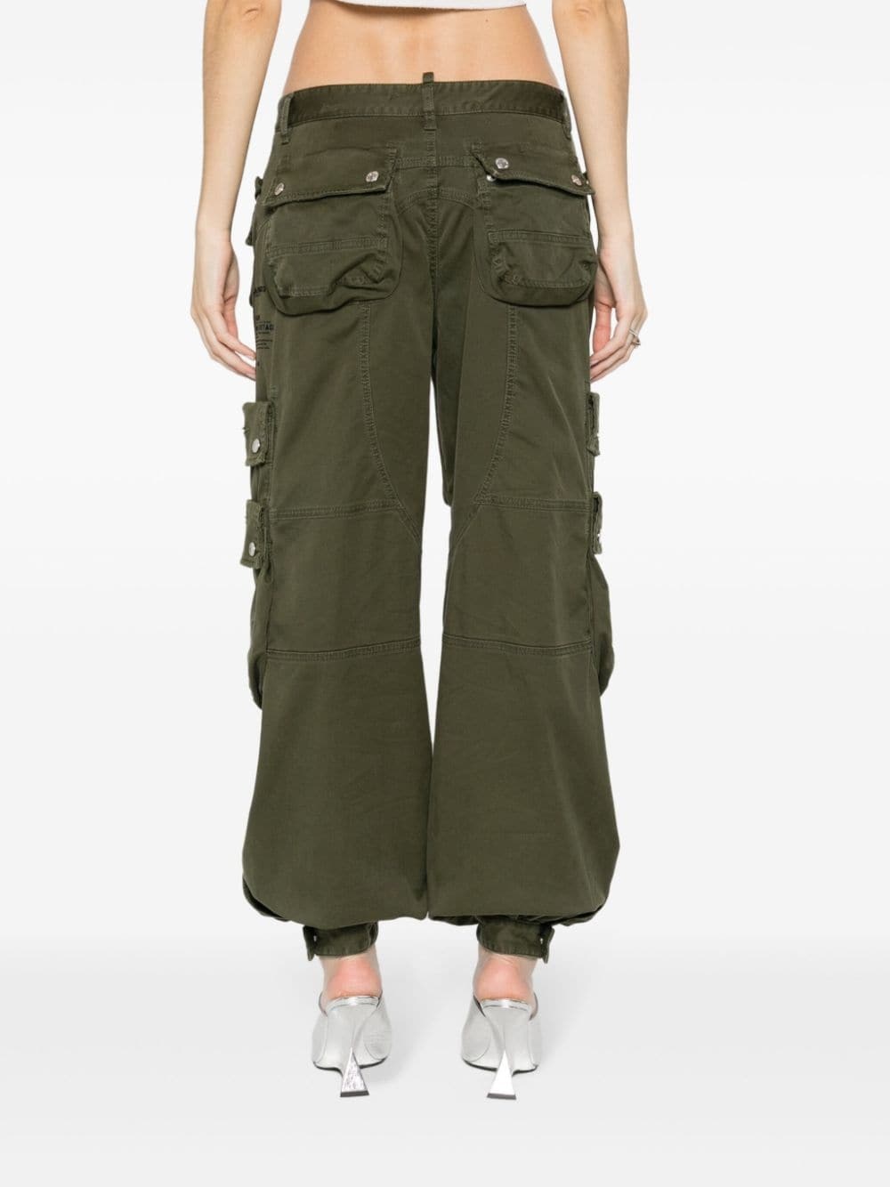 multi-pocket cargo trousers - 4