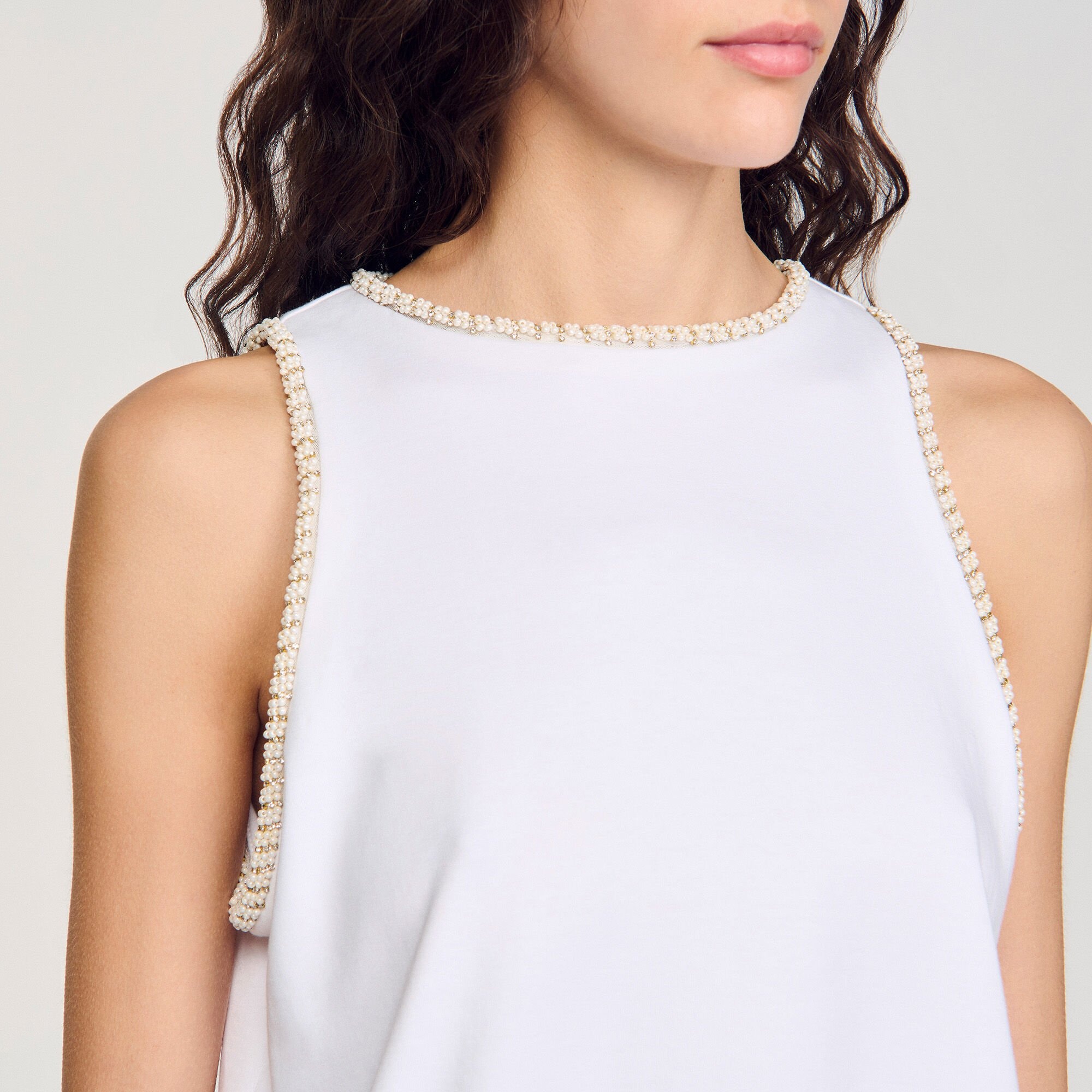 BEADED CROP TOP - 3