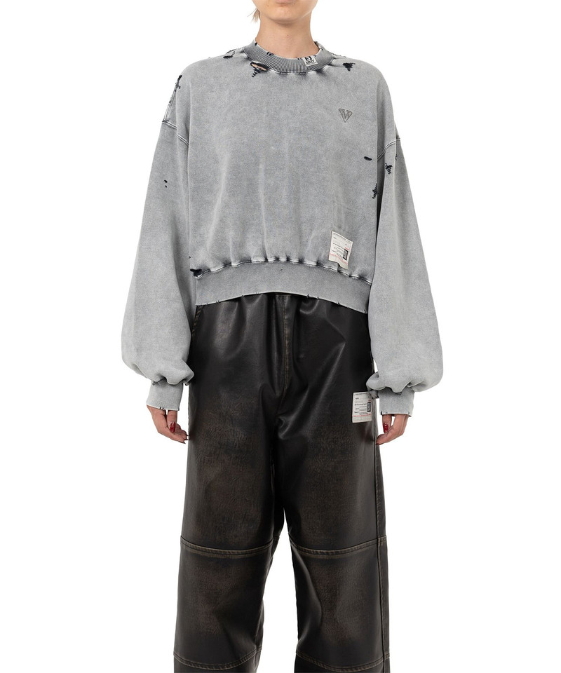 Maison MIHARAYASUHIRO Bleached Sweatshirt outlook