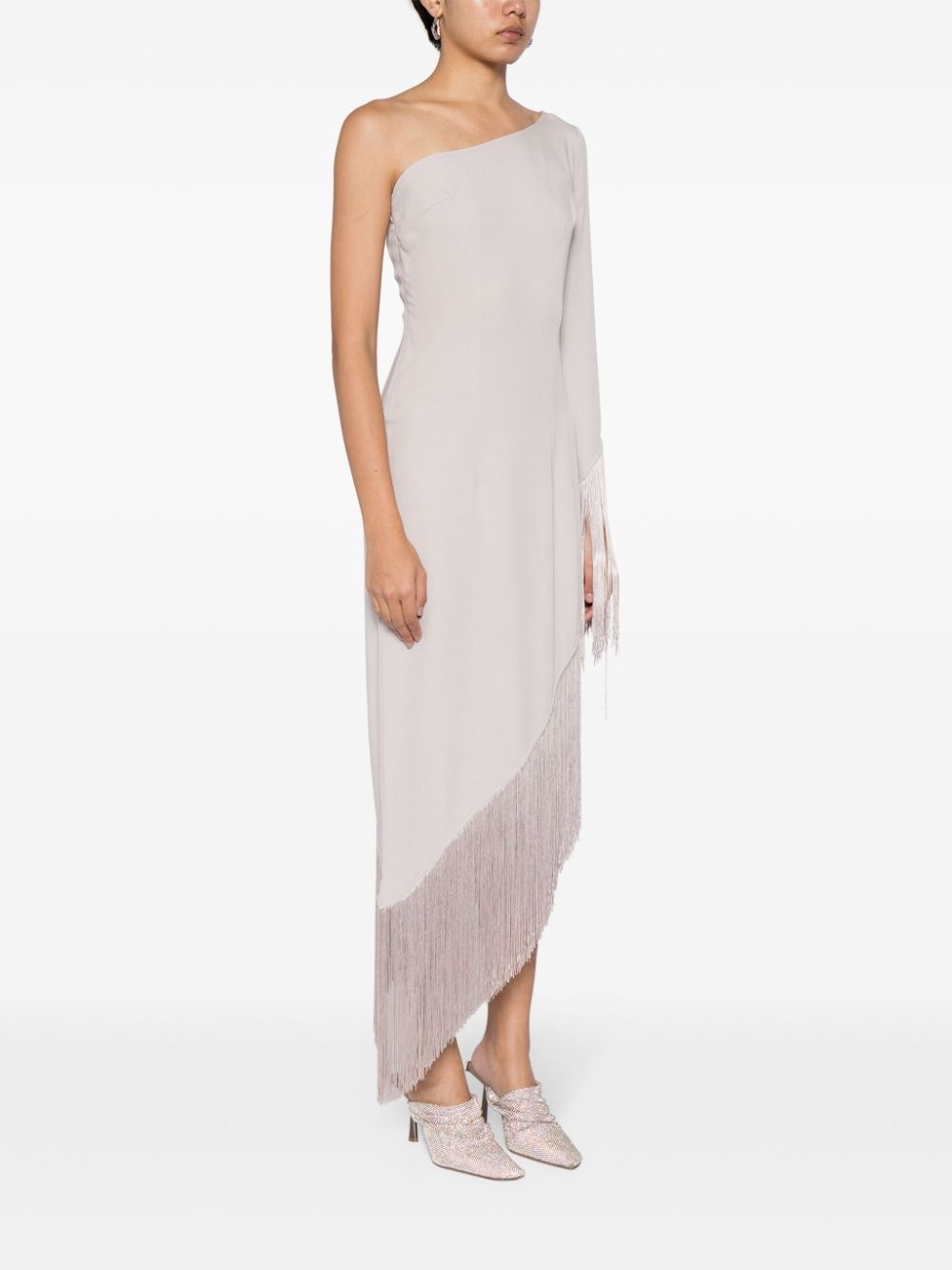 Aventador fringed one-shoulder dress - 3