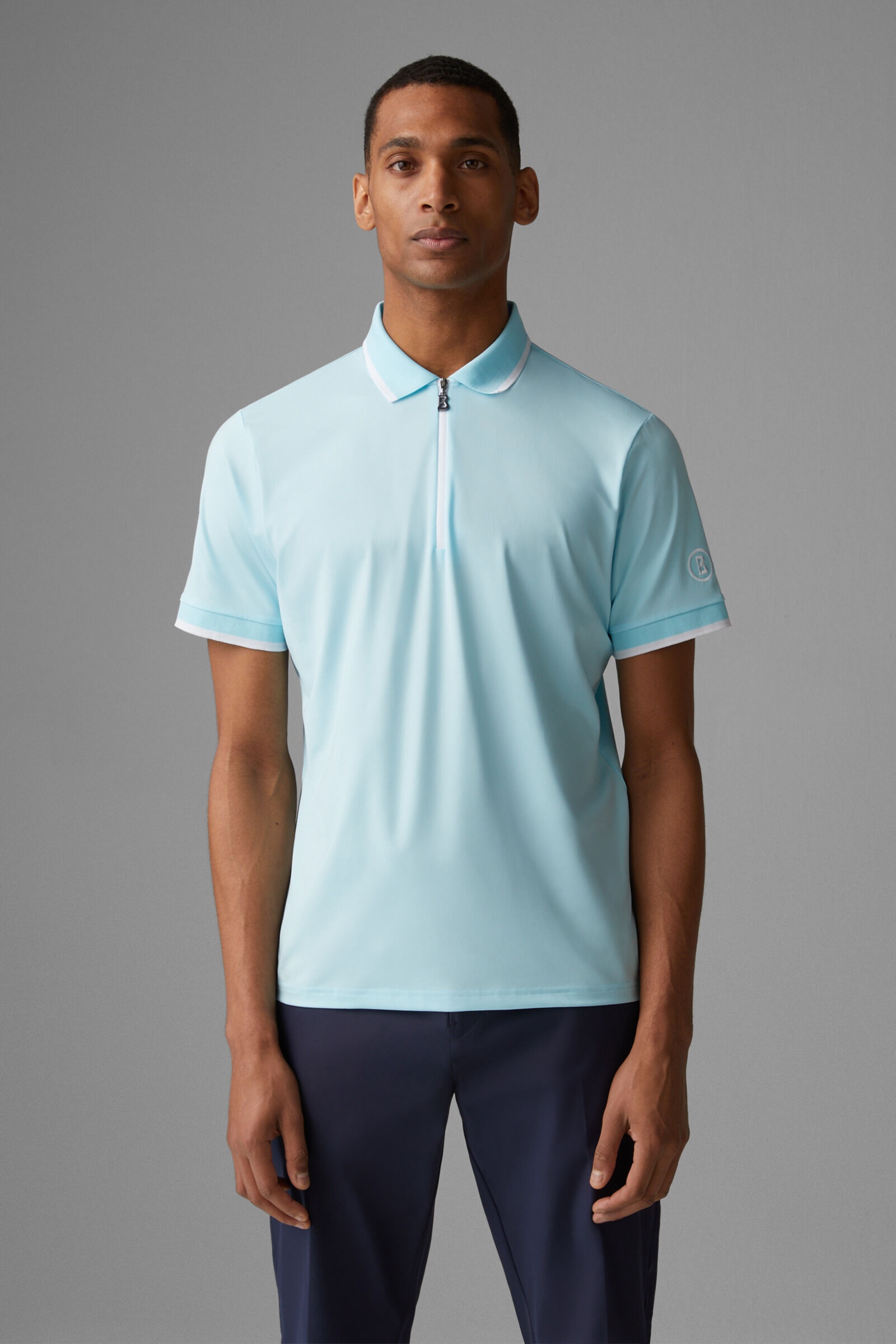 Cody Functional polo shirt in Light blue - 2