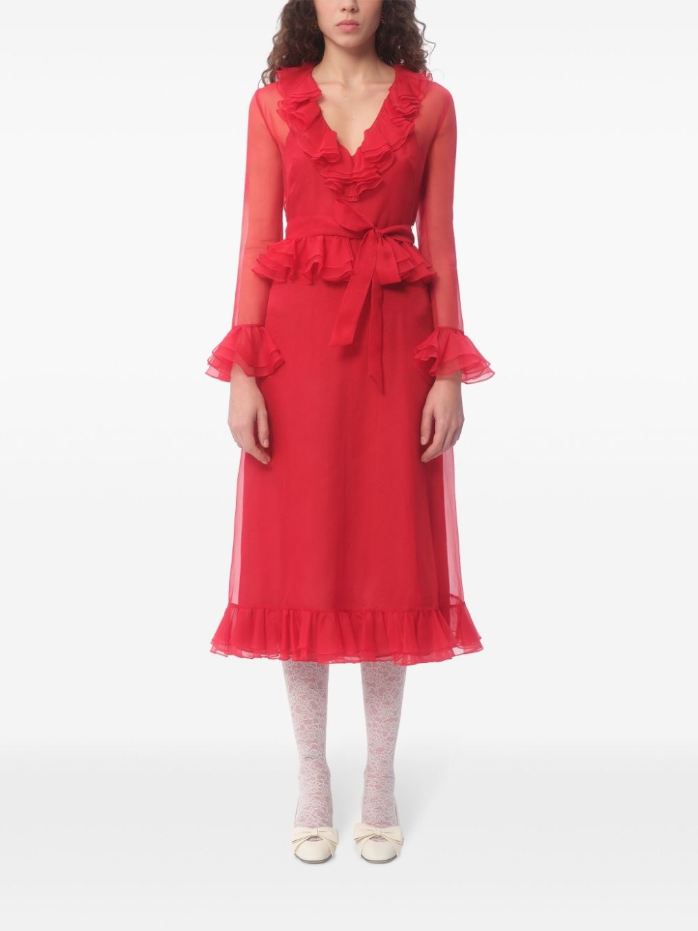 organza midi dress - 3
