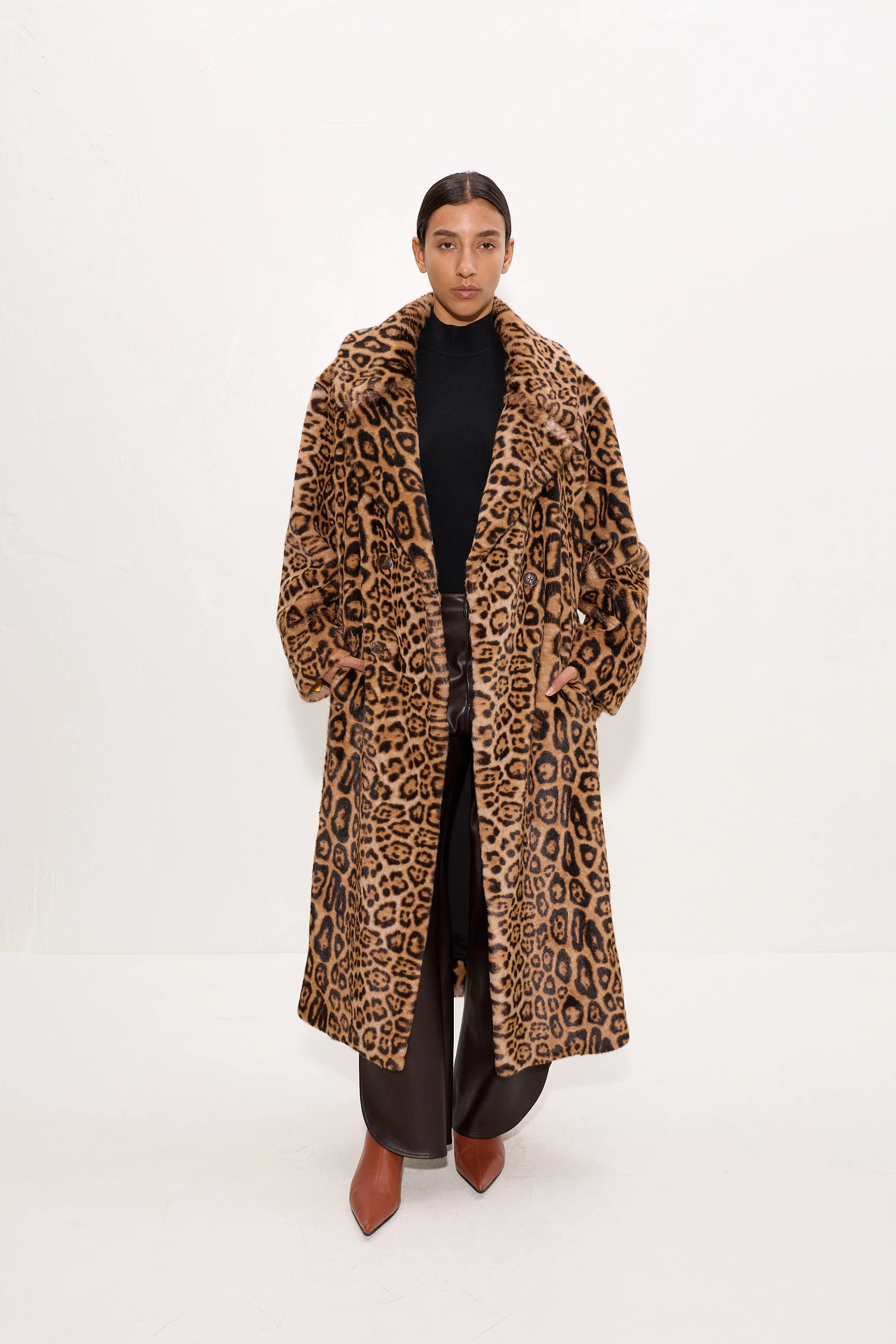 Jetz Cheetah Coat In Cheetah Scramble - 1