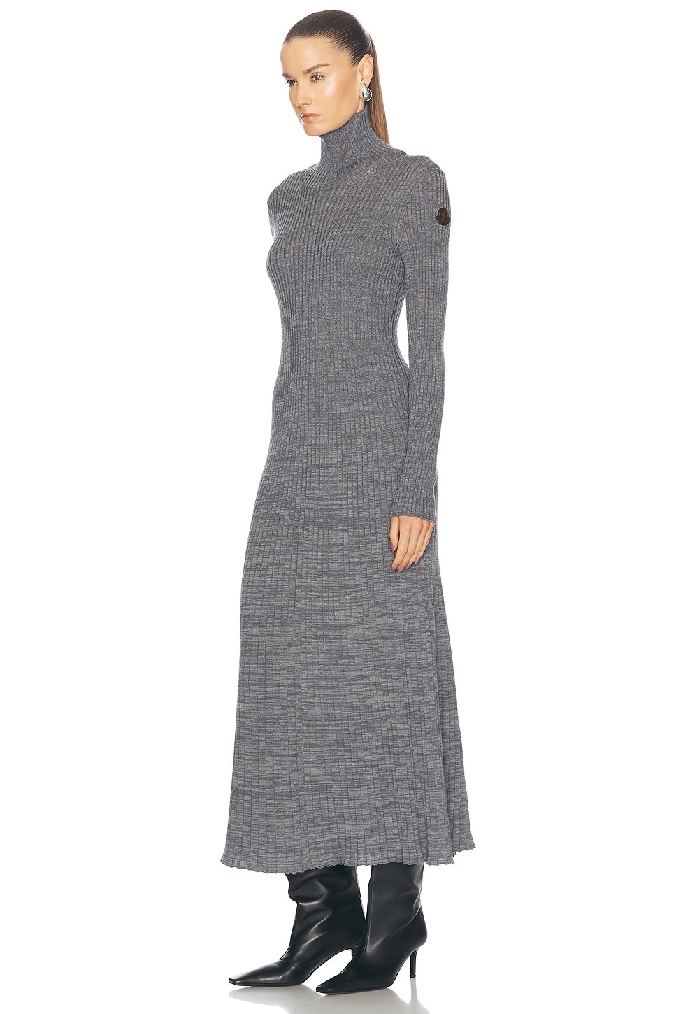 Turtleneck Knit Dress - 3