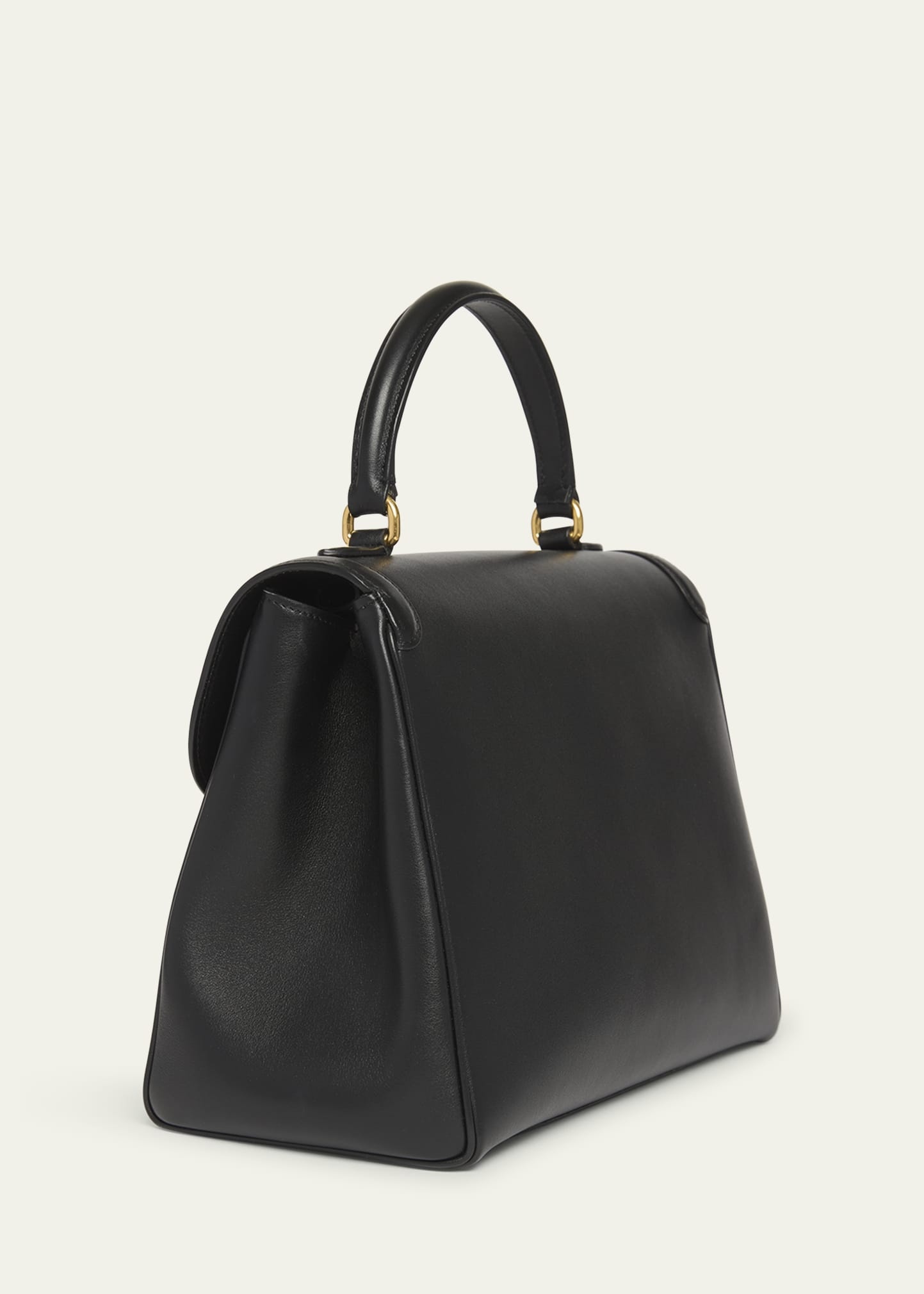 9 to 5 Flap Leather Top-Handle Bag - 3