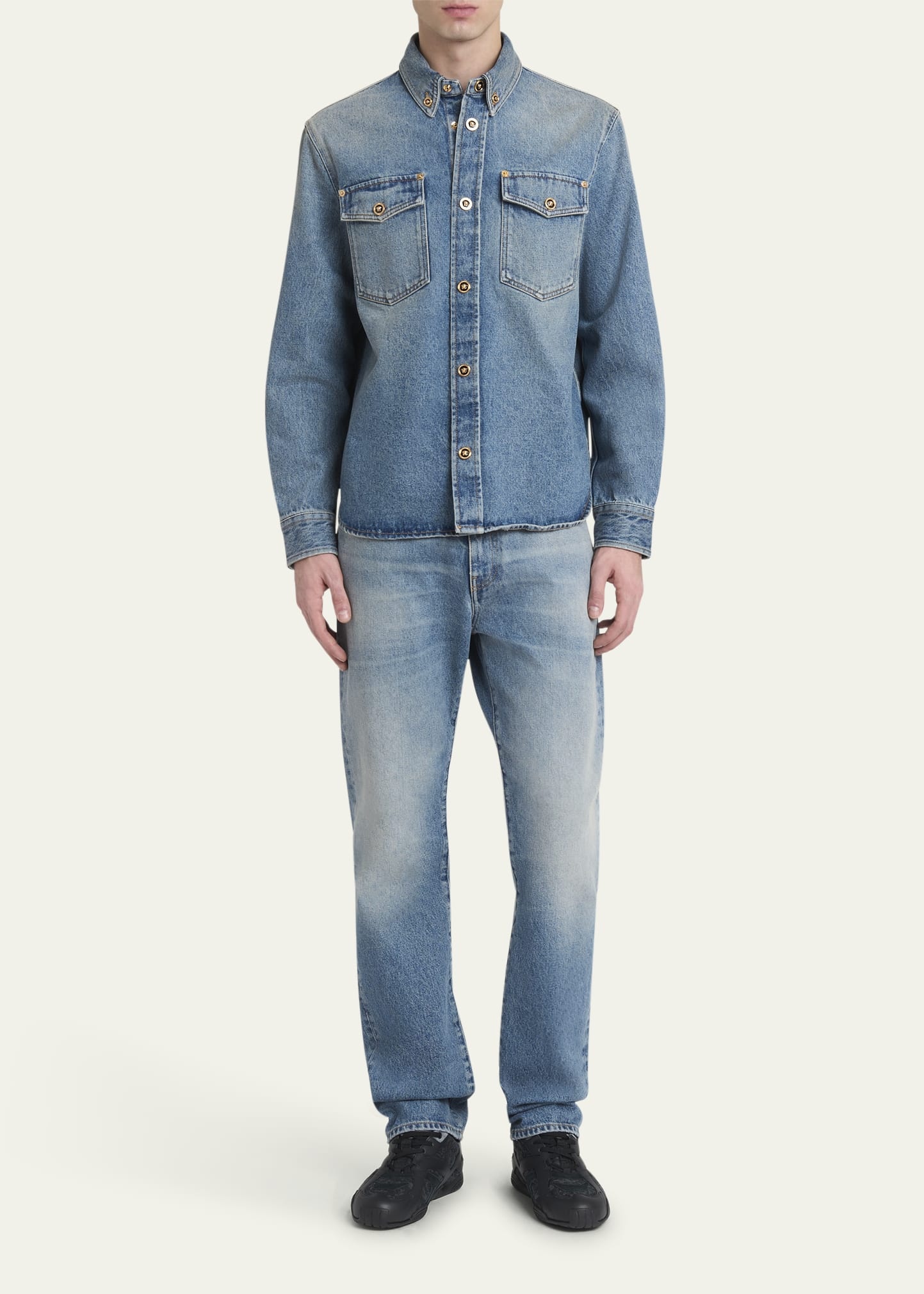 Men's Medusa Straight-Leg Jeans - 2