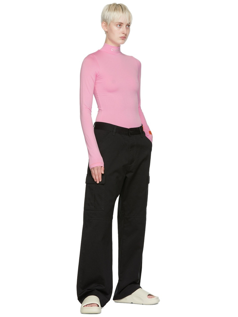 Heron Preston Pink Viscose Long-Sleeve T-Shirt outlook