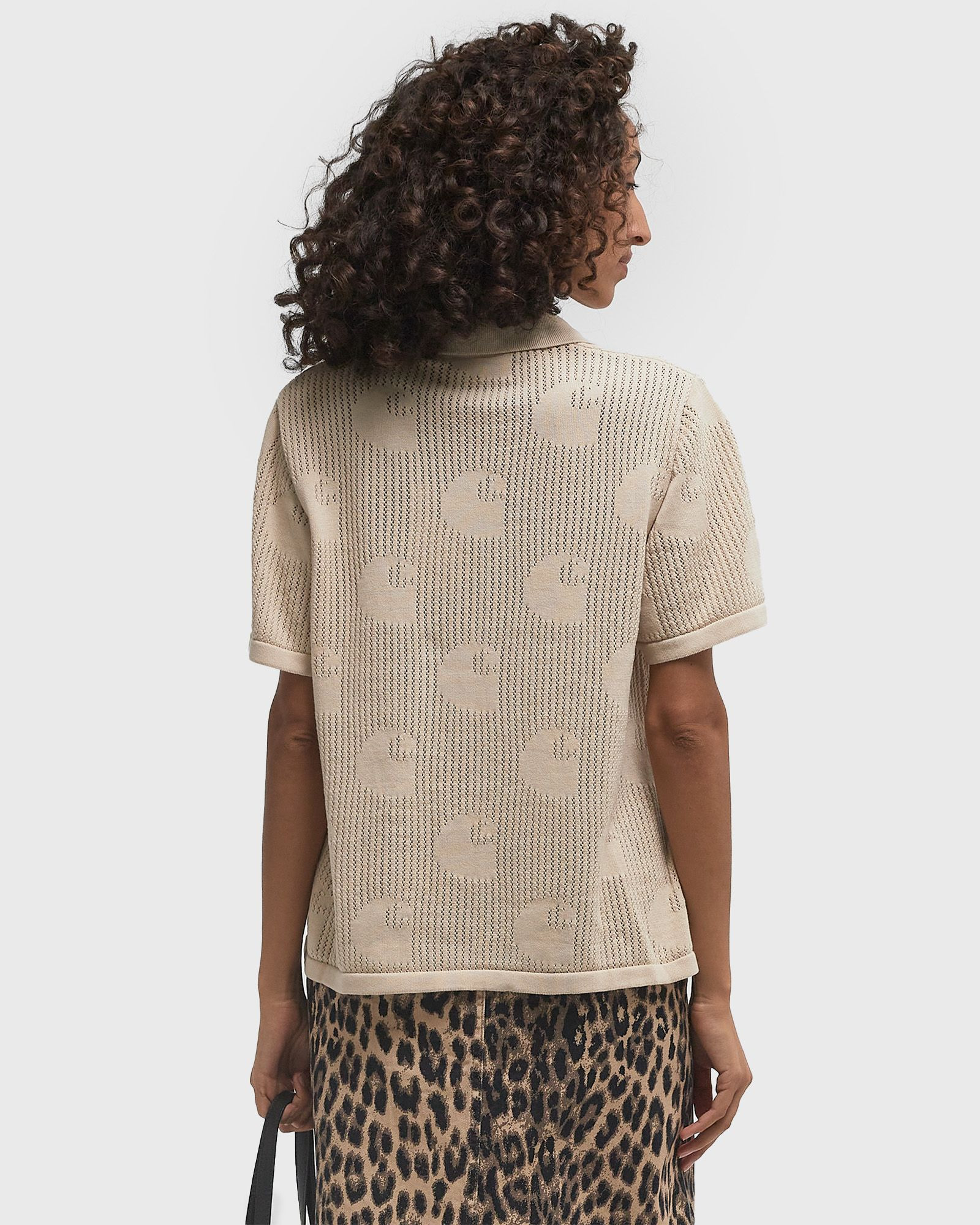 W‚Äô S/S Temple Knit Shirt - 3