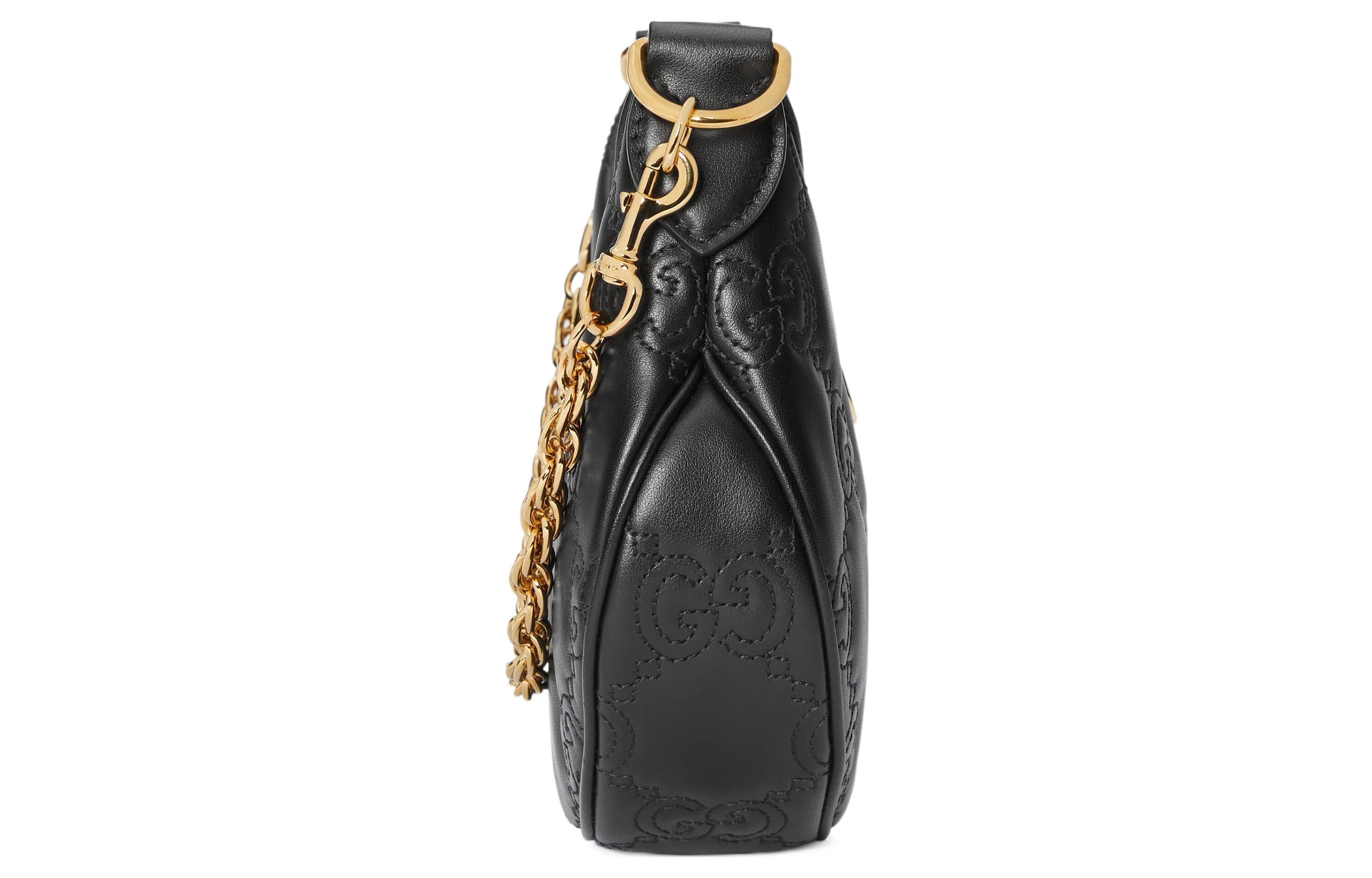(WMNS) Gucci GG Matelasse Mini Bag 'Black' 739736-UM8IG-1000 - 4
