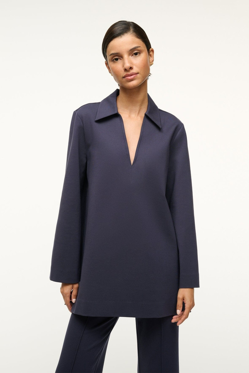 STAUD SUZY TUNIC NAVY 1