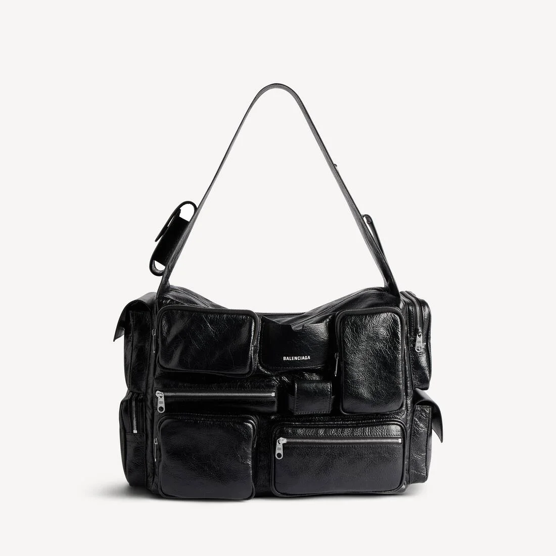Superbusy Large Sling Bag in Black - 1