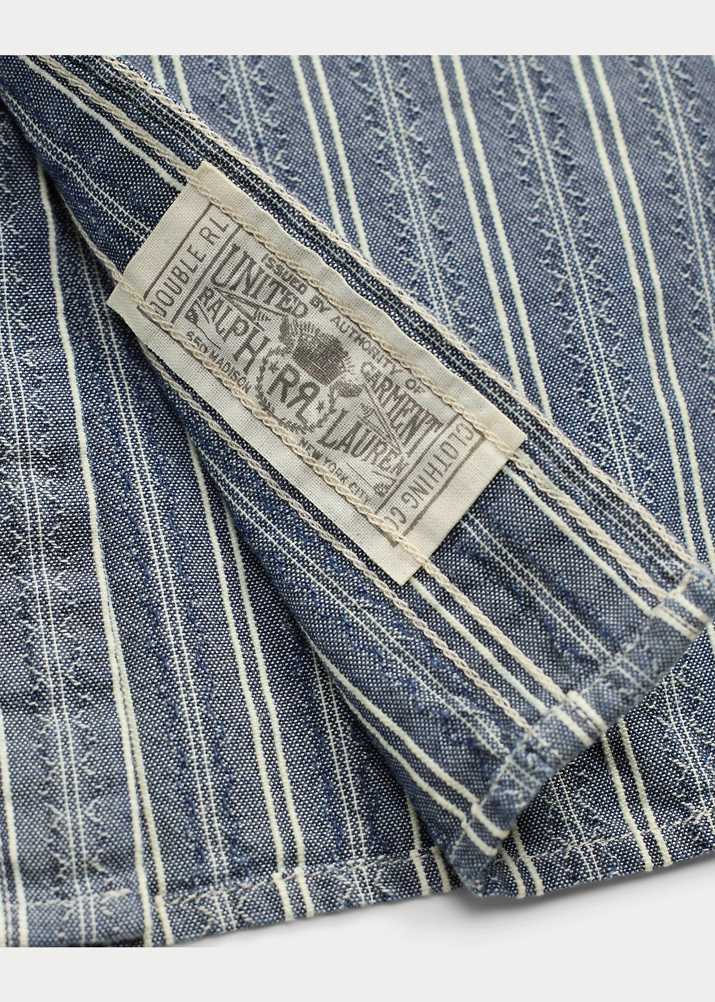 Striped Dobby-Chambray Workshirt - 4