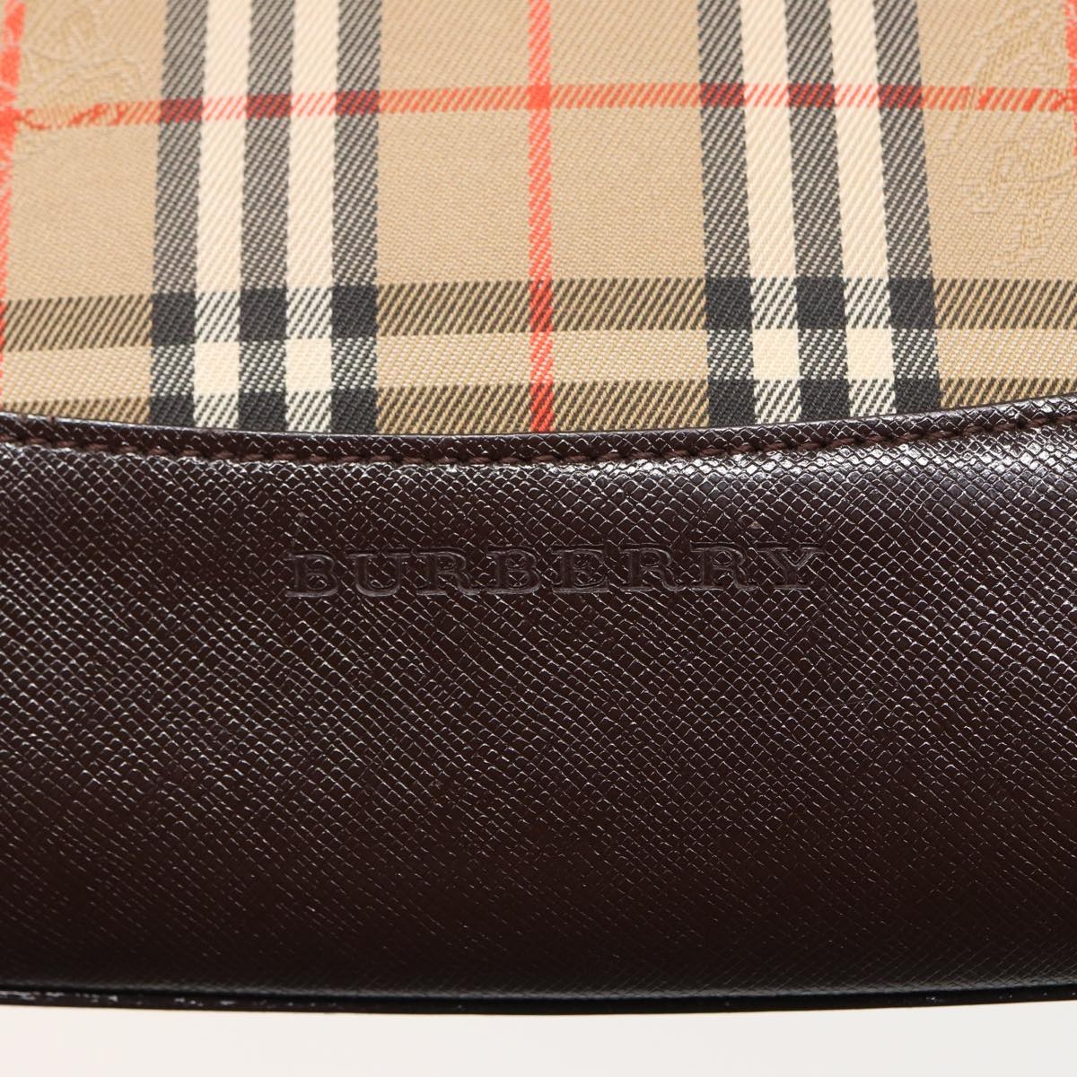 Burberry Nova Check Hand Bag Canvas Beige - 14