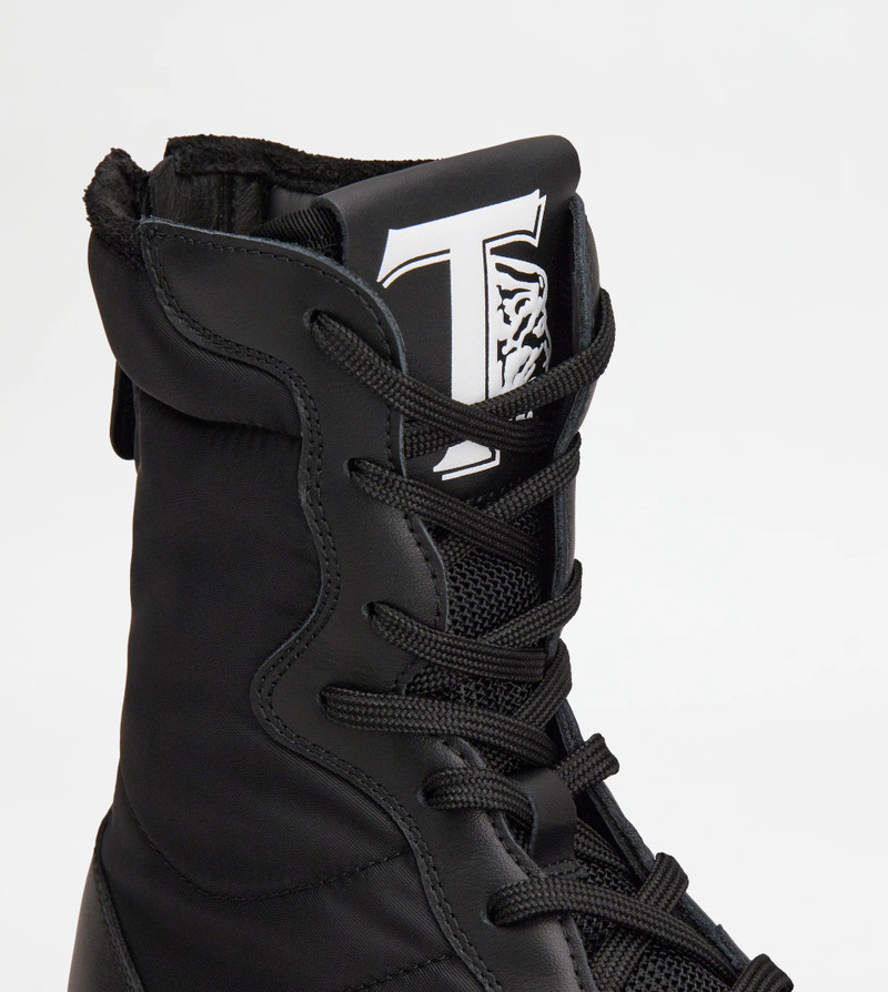 ANKLE BOOTS TOD'S 1T IN LEATHER AND FABRIC - BLACK 5