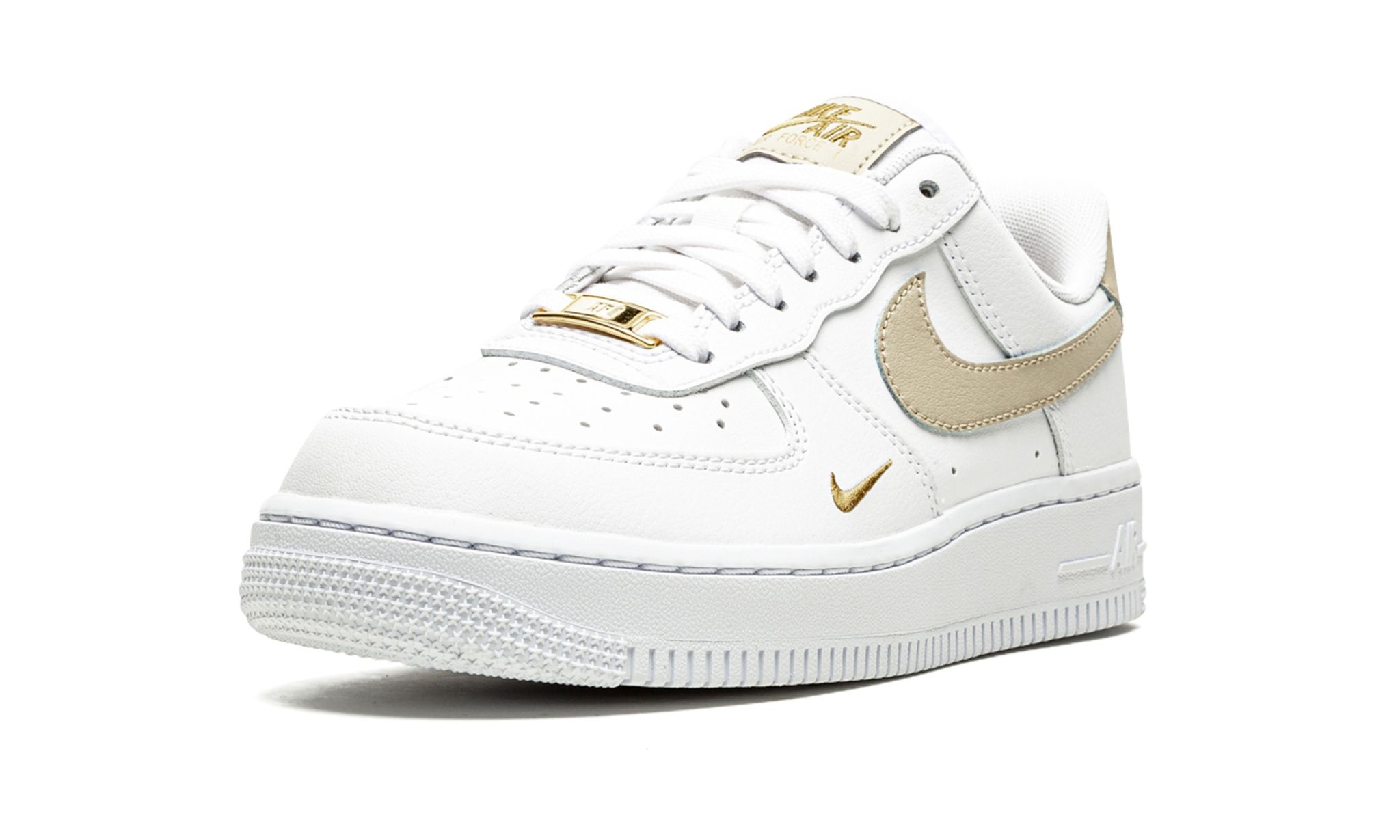 WMNS Air Force 1 Low Essential "Toe Swoosh - White / Rattan" - 4