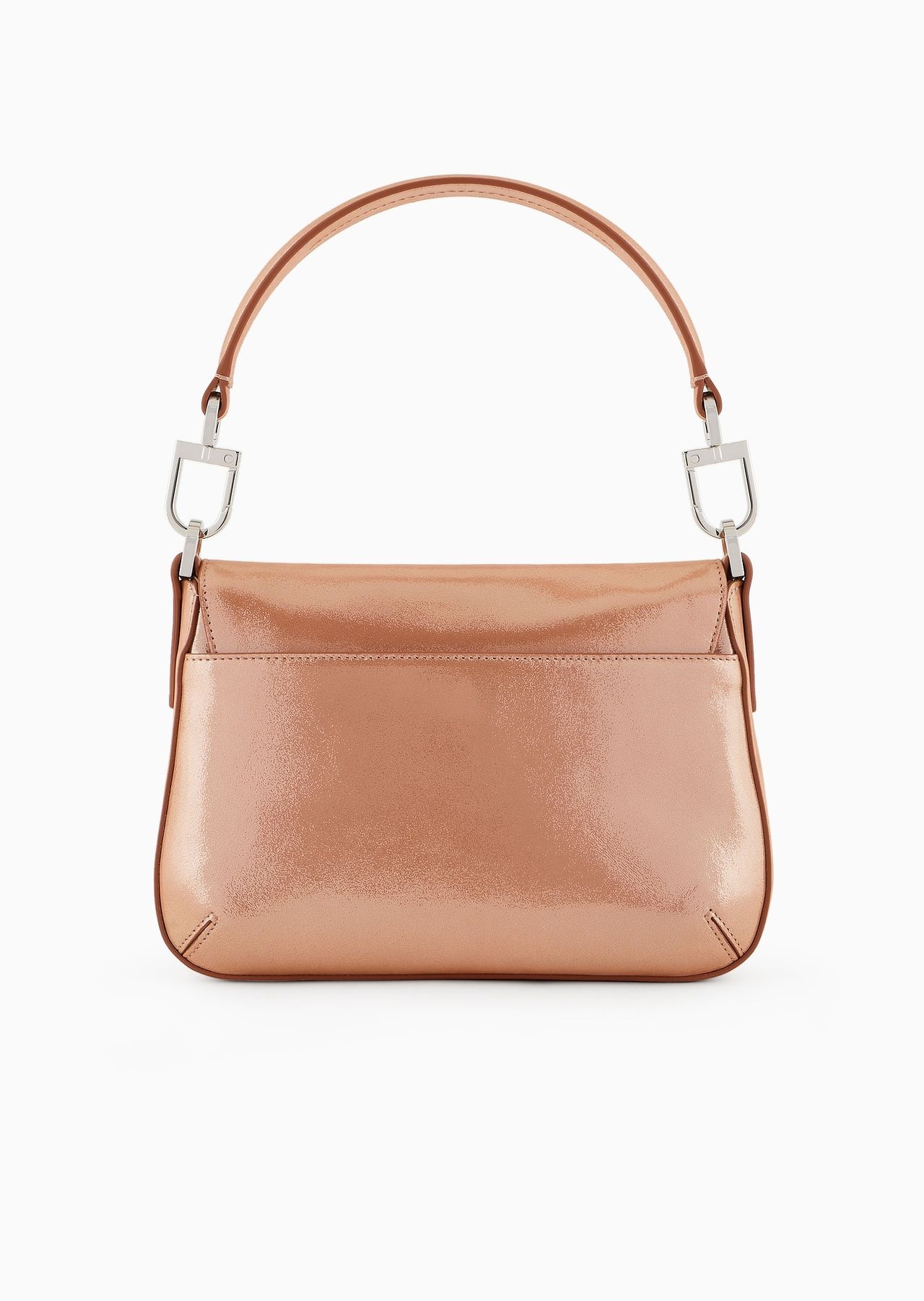 La Prima Soft small baguette bag in shiny nubuck - 5
