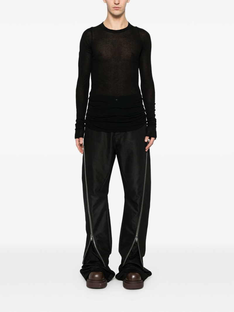 Rick Owens Bolan Banana zip-detail trousers outlook