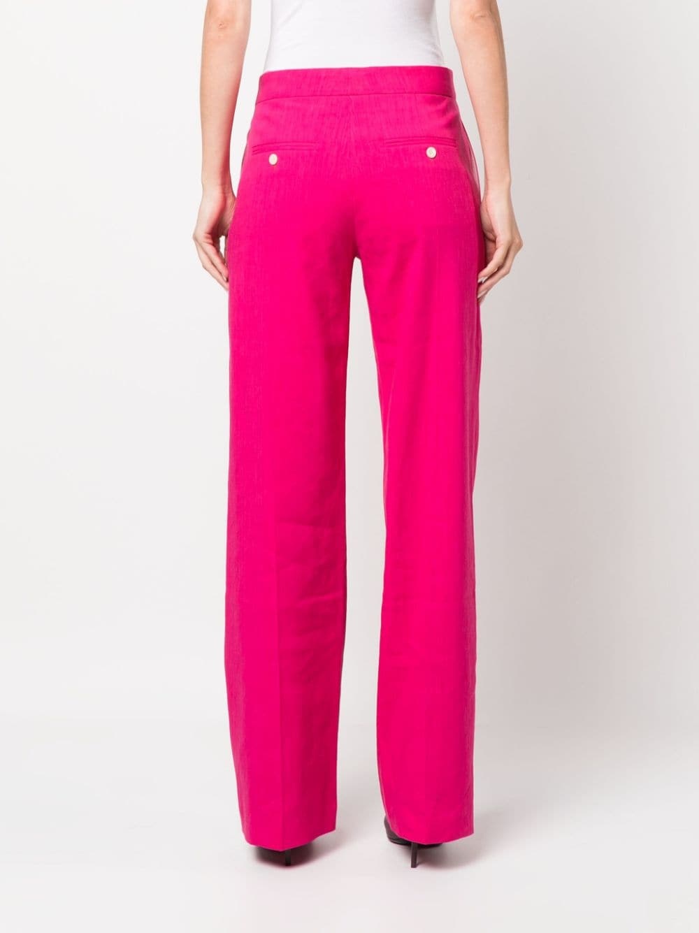 high-waisted tailored trousers - 4