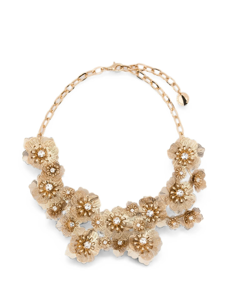 Carolina Herrera Floral Crystal-embellished Necklace 1