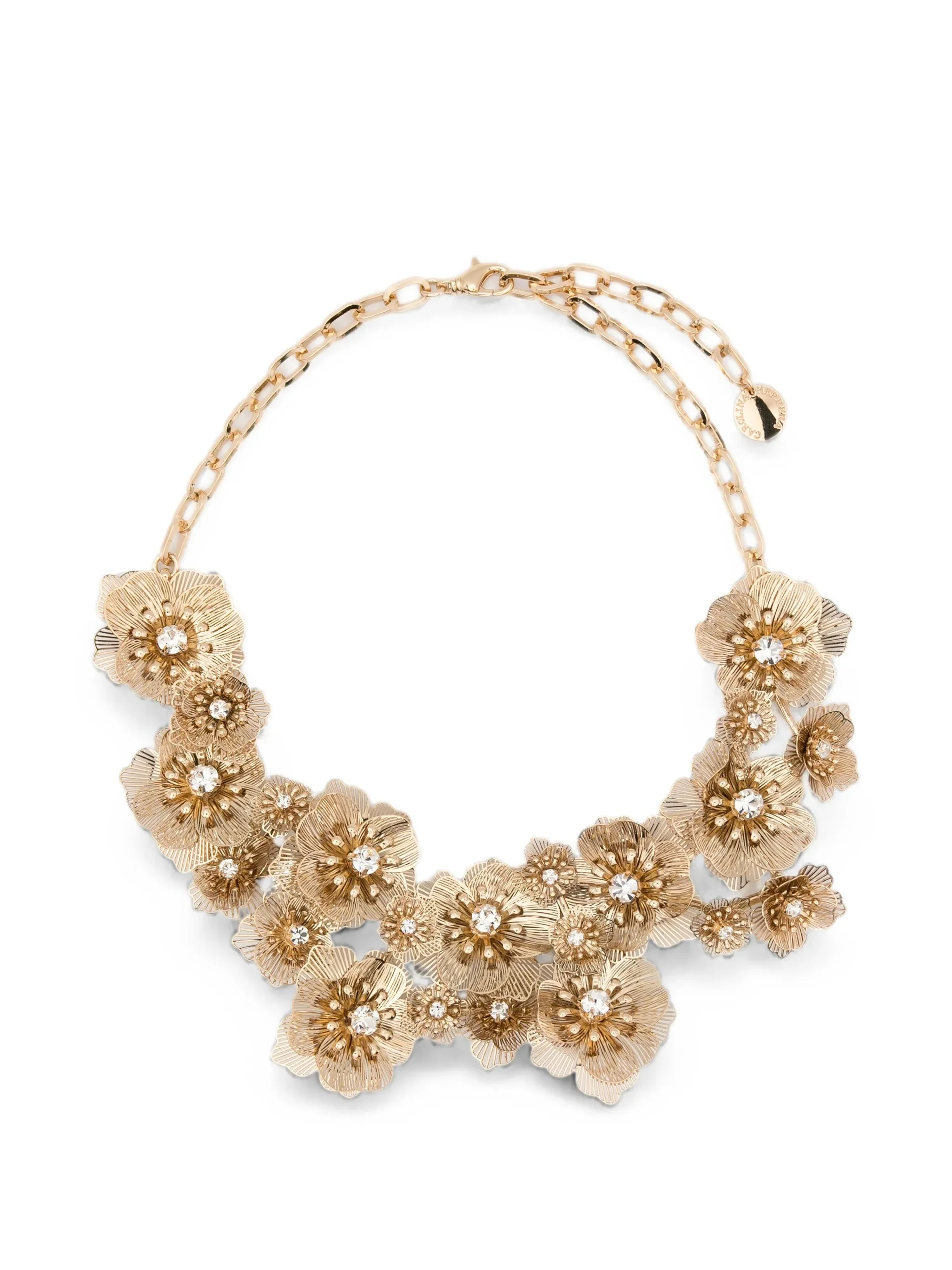 Carolina Herrera Floral Crystal-embellished Necklace - 1