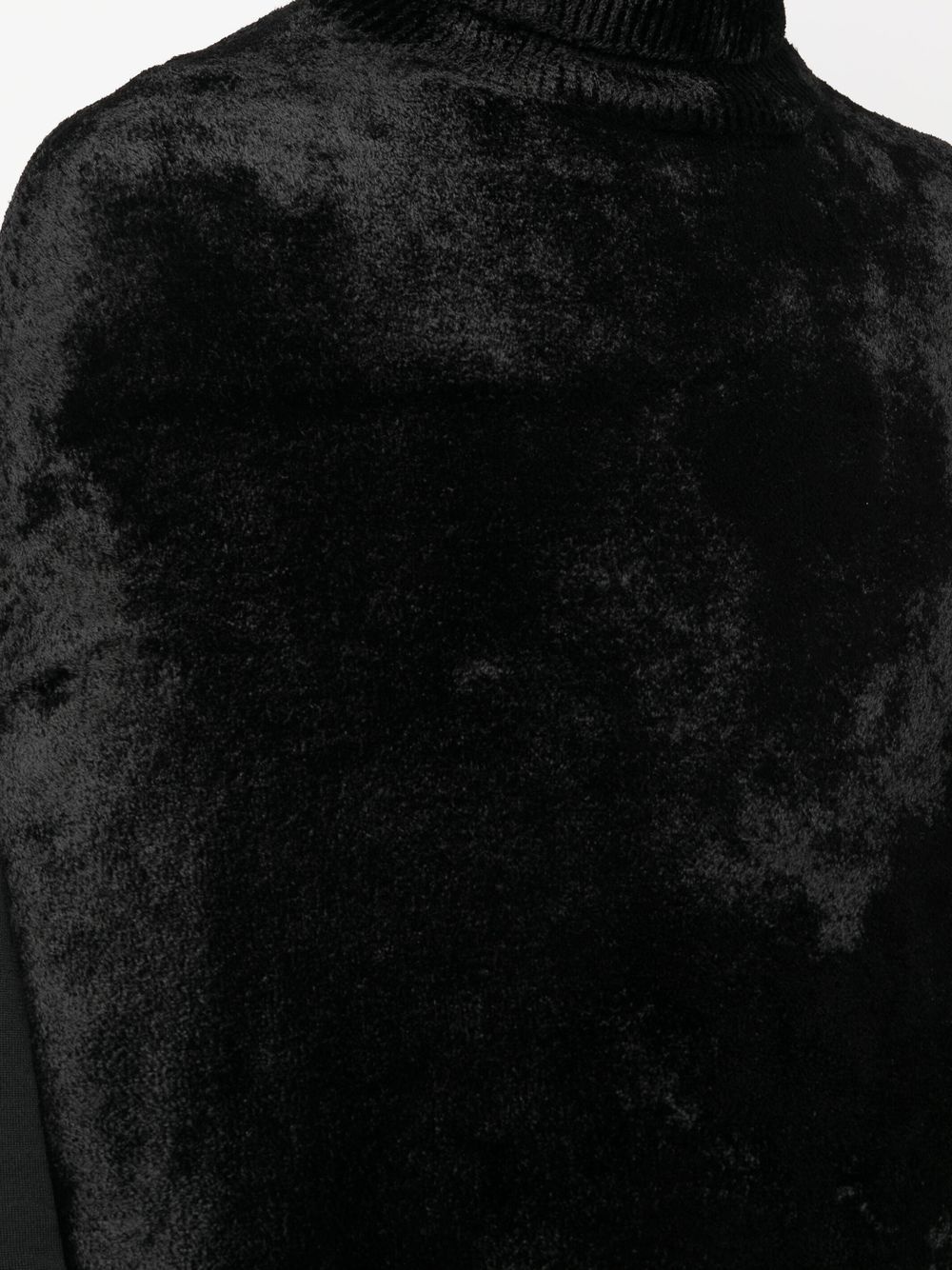 roll-neck draped jumper - 5