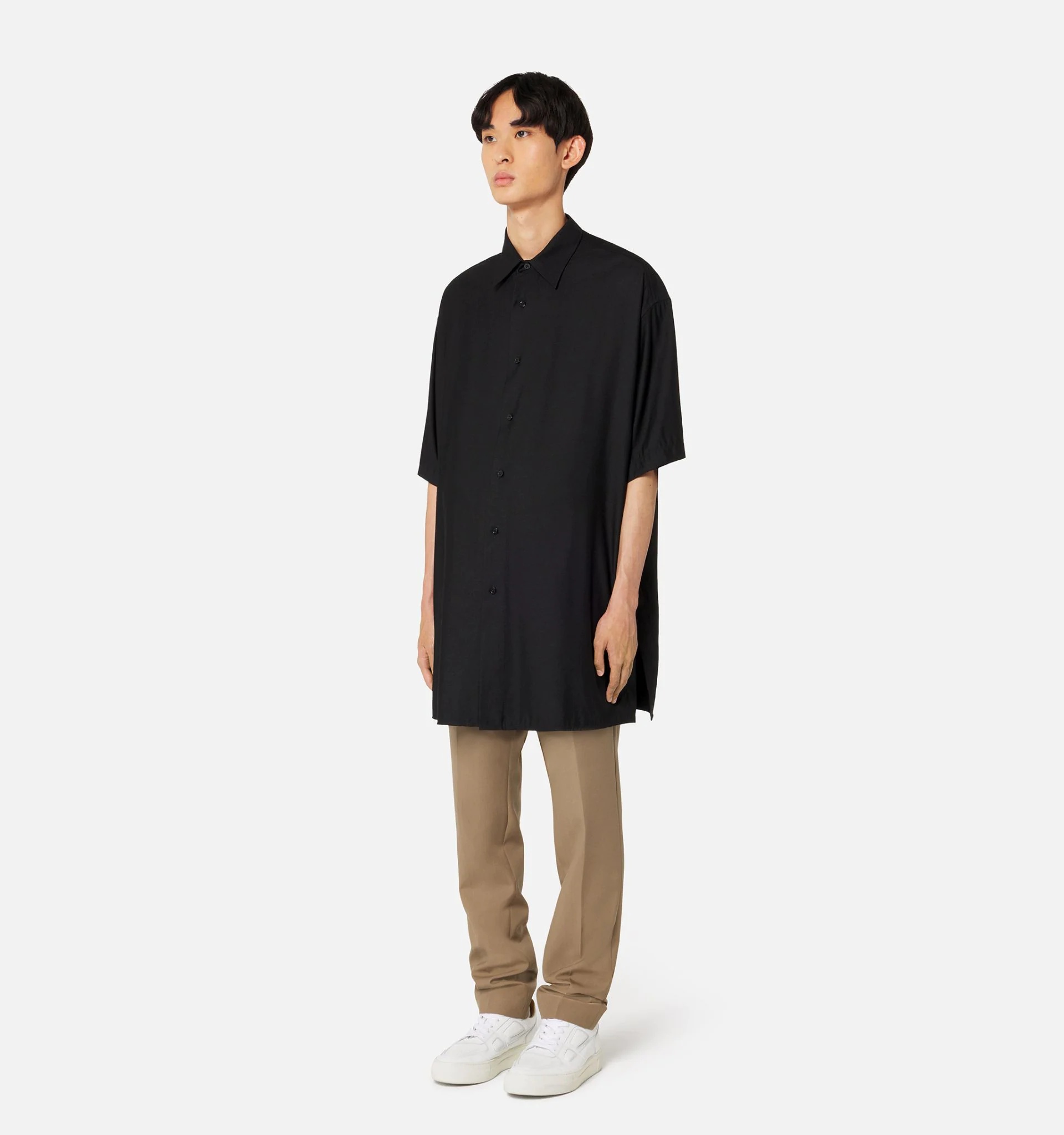 Short-Sleeved Long Shirt - 3