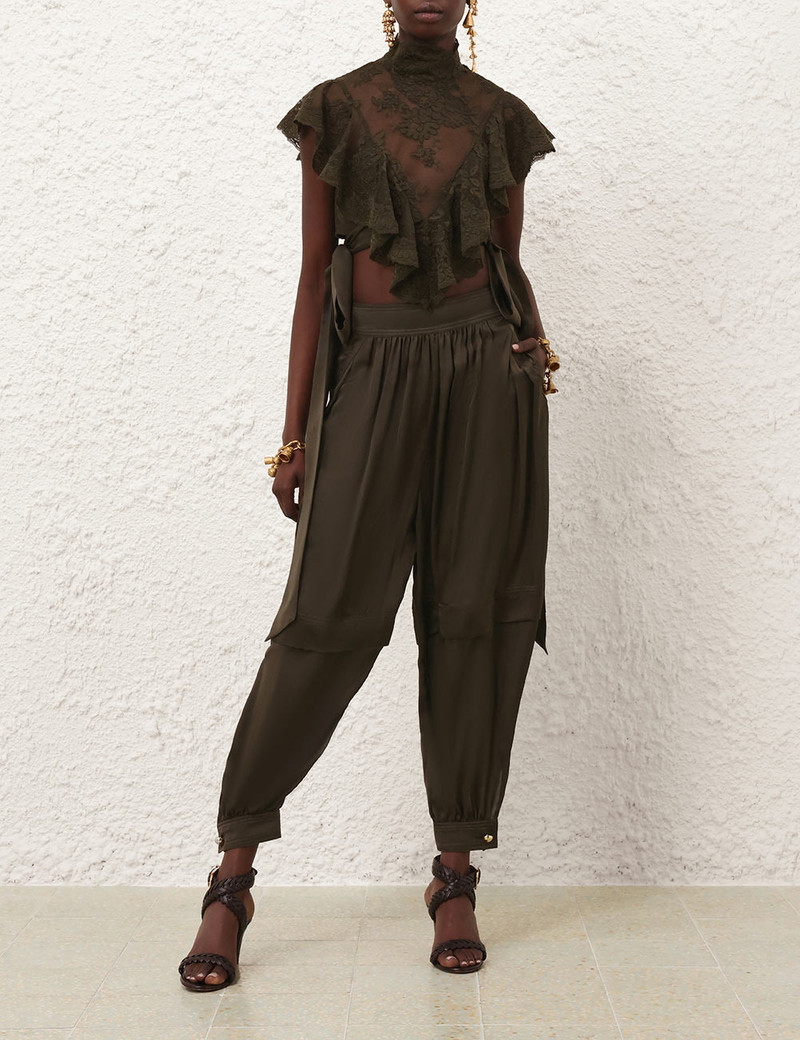 Zimmermann HYPNOTIC SILK HAREM PANT outlook