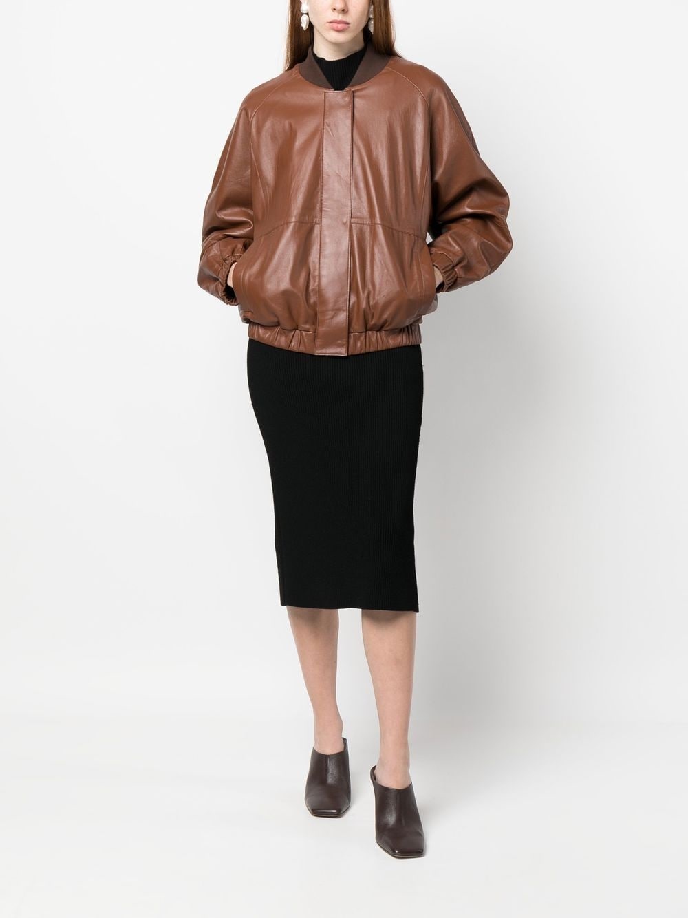 Bloom lambskin bomber jacket - 2