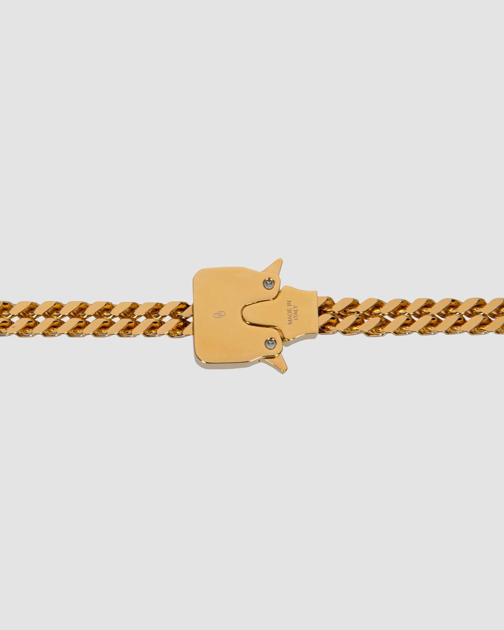 DOUBLE BUCKLE CUBIX CHAIN NECKLACE - 4
