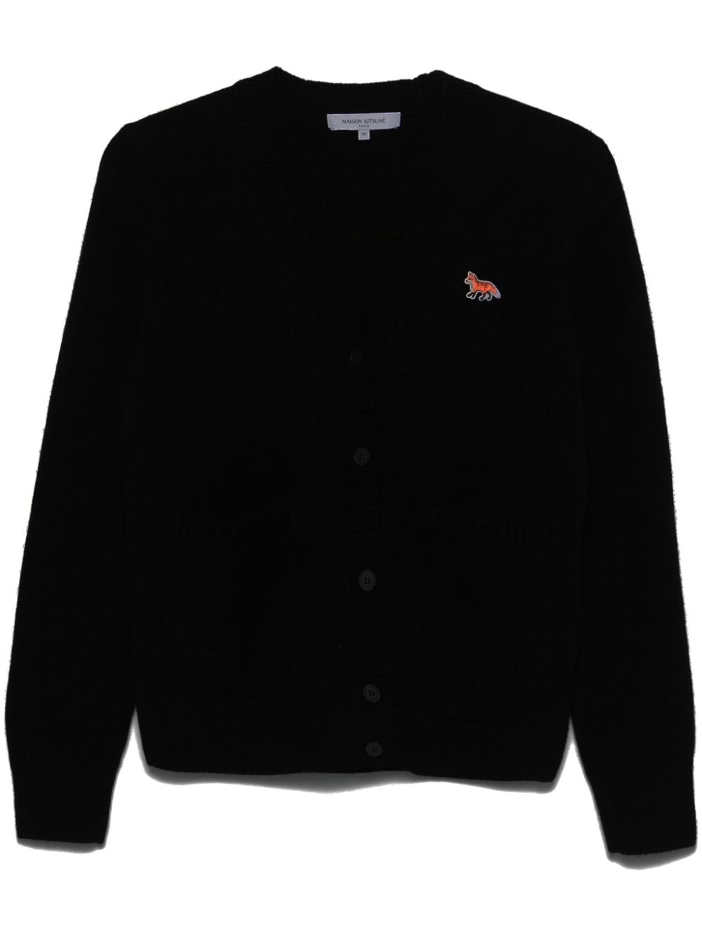 Baby Fox-patch cardigan - 1