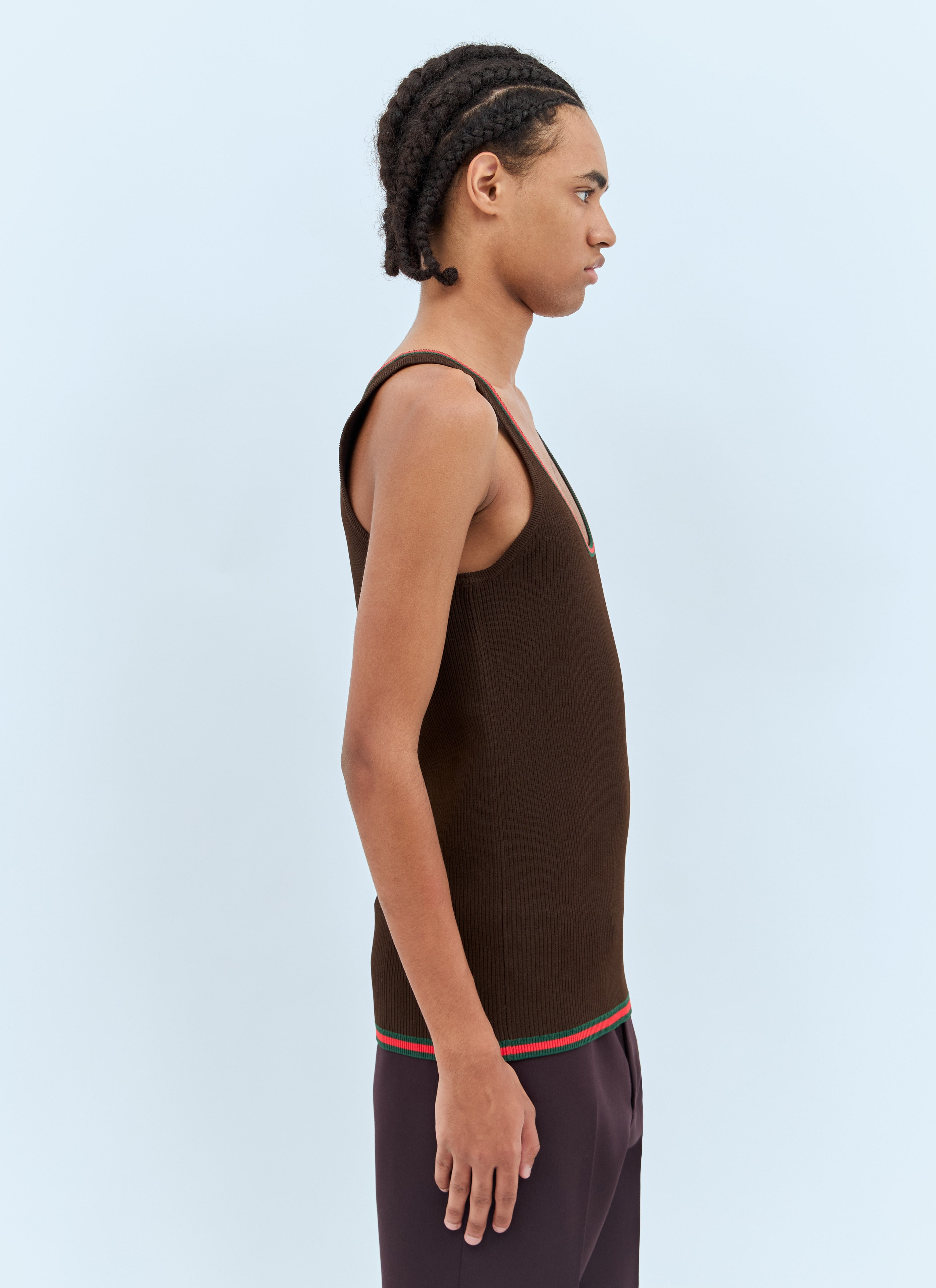 Gucci Men Web Tank Top - 3