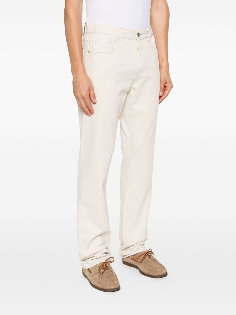 straight-leg cotton-blend jeans 3