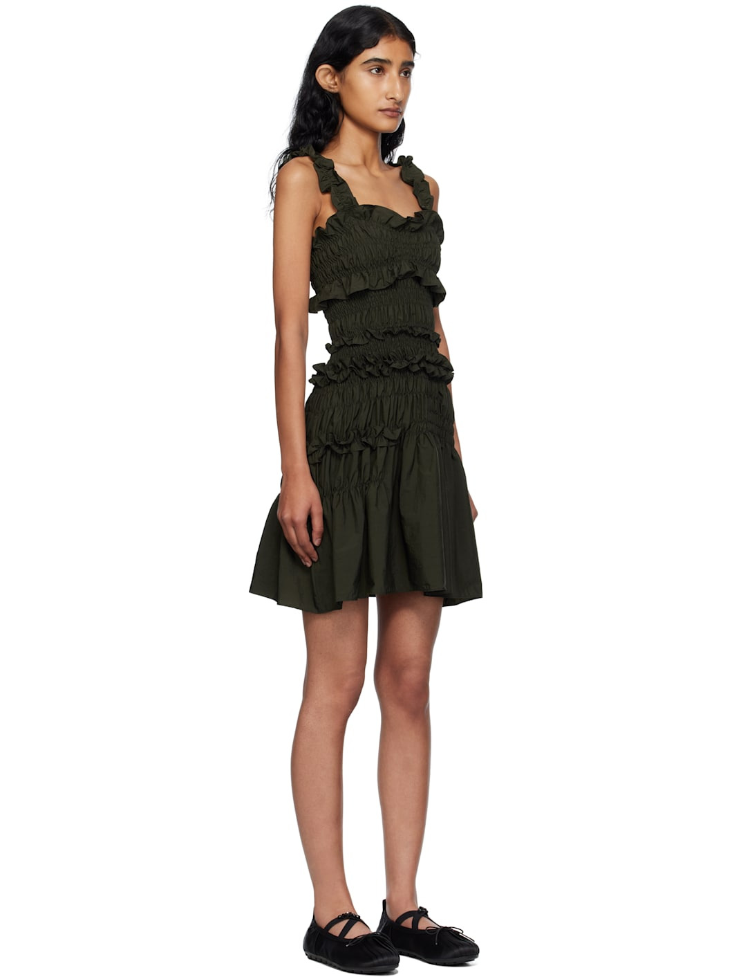Green Oona Minidress - 2