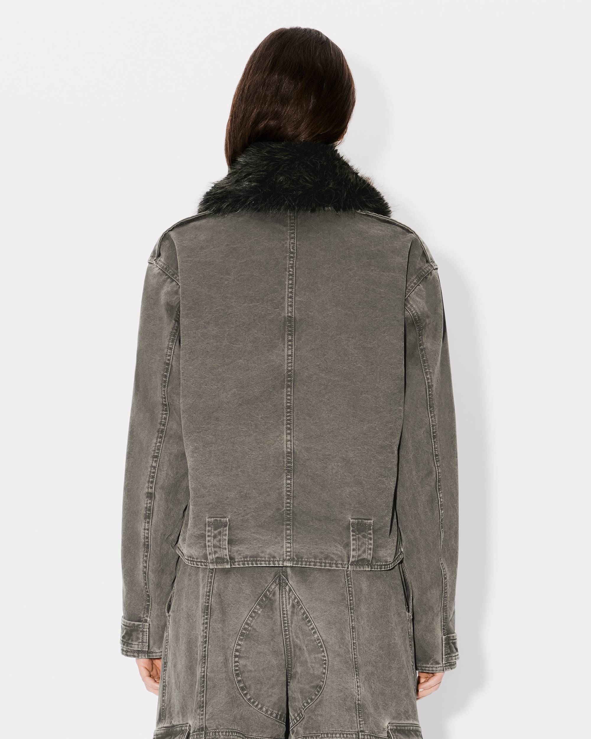 Bomber jacket in cotton canvas - 5