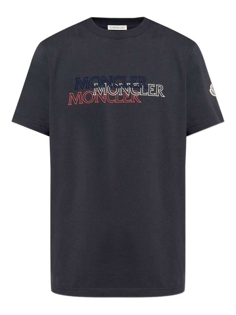 logo-printed cotton T-shirt 1