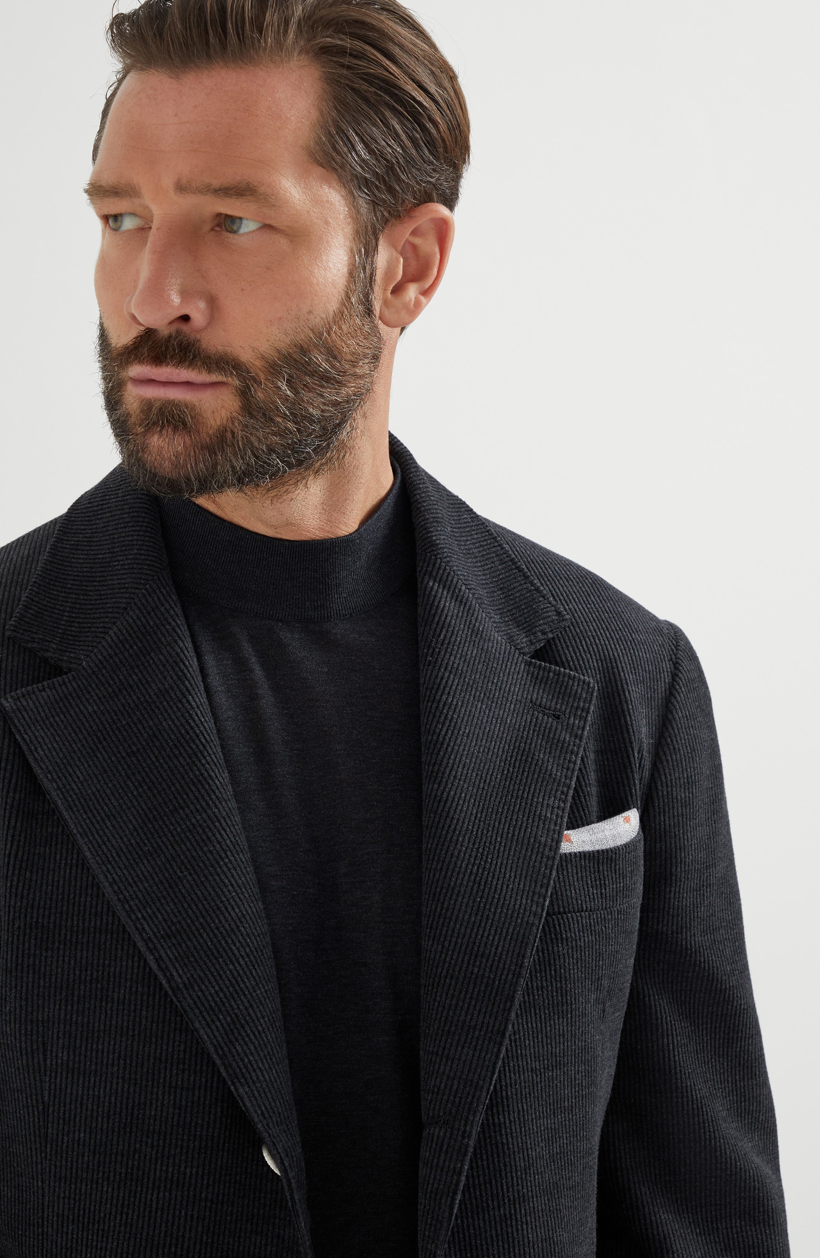 Brunello Cucinelli Silk pocket square in Grey at Nordstrom - 4