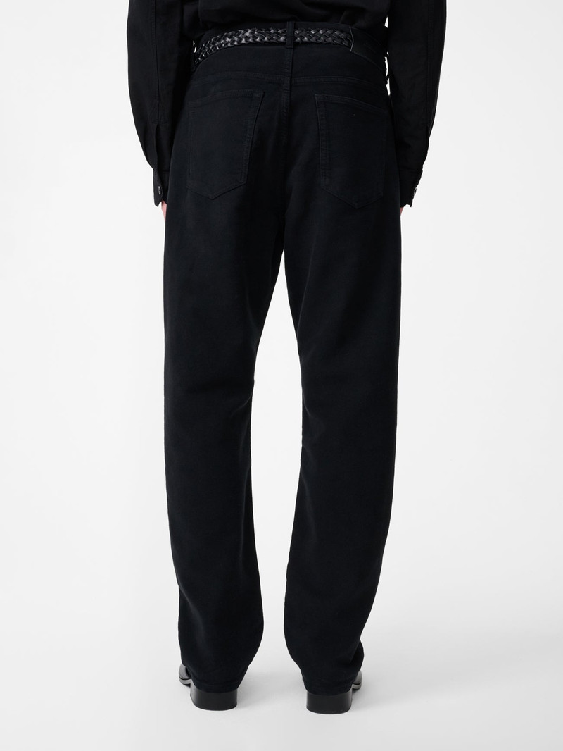 Riso Moleskin Straight Leg Pant Black 8